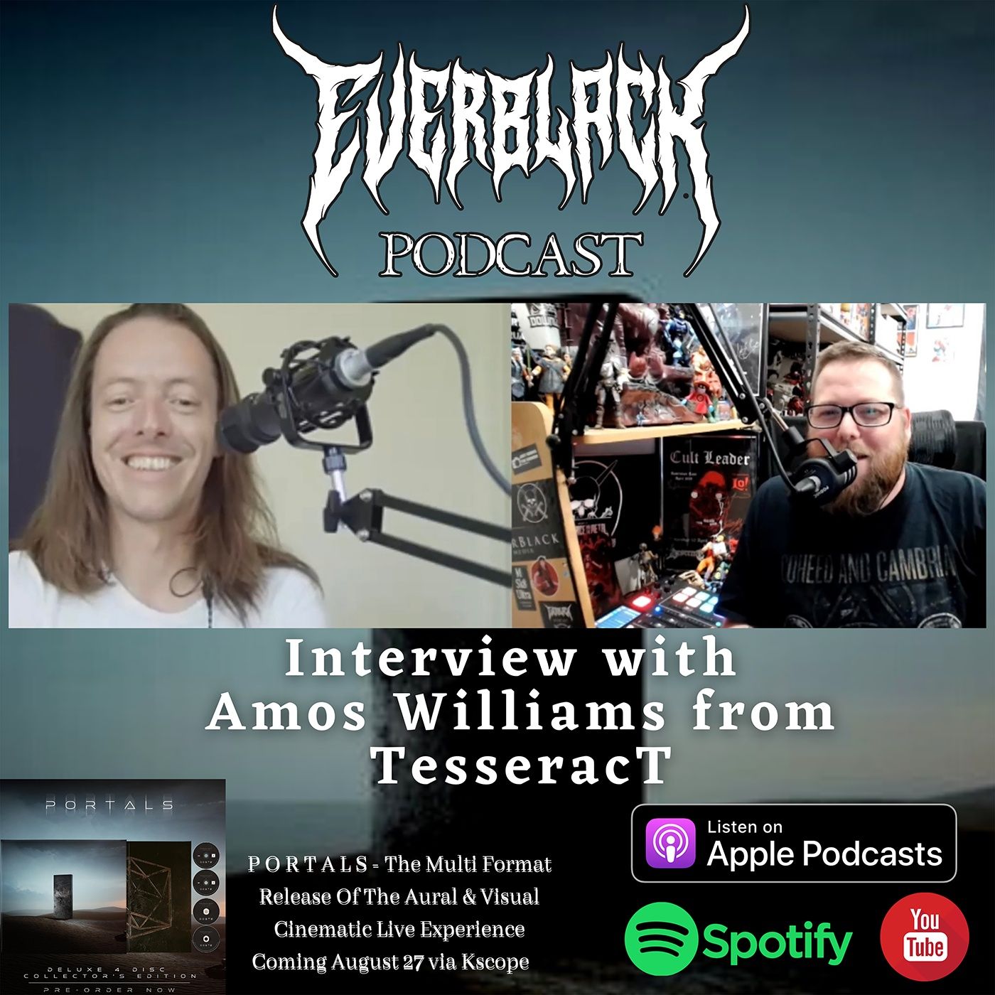 Amos Williams from TesseracT talks 'Portals' LCE, future releases, Marvel, Kevin Smith MOTU & more!