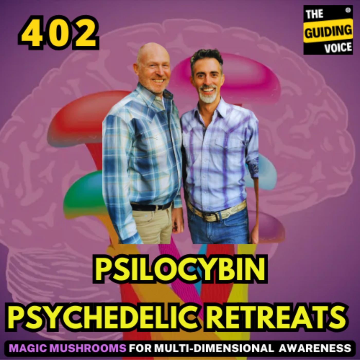 Psychedelic retreats for senior executives through Magic Mushrooms | Rob Grover and Gary Logan (The journey mens collective) | #TGV402