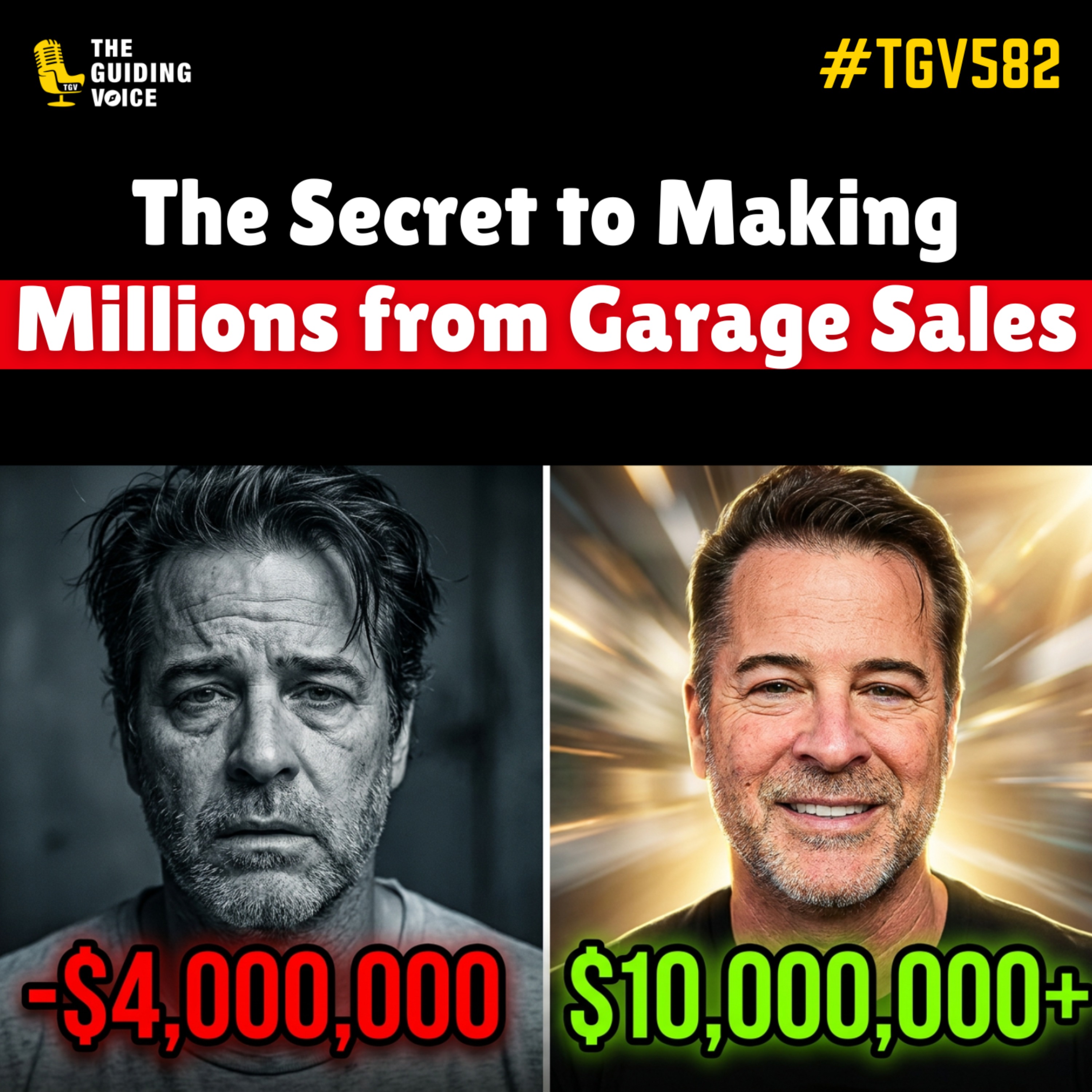 From Bankrupt to Multi-Millionaire: My Pivot Story | Aaron Lapedis  | #TGV582 episode artwork