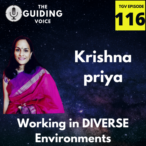 Working in Diverse cultures | Krishnapriya J | TGV Episode #116