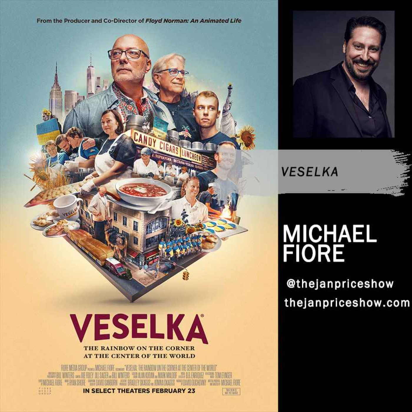 cover art for Michael Fiore - Veselka: The Rainbow on the Corner at the Center of the World