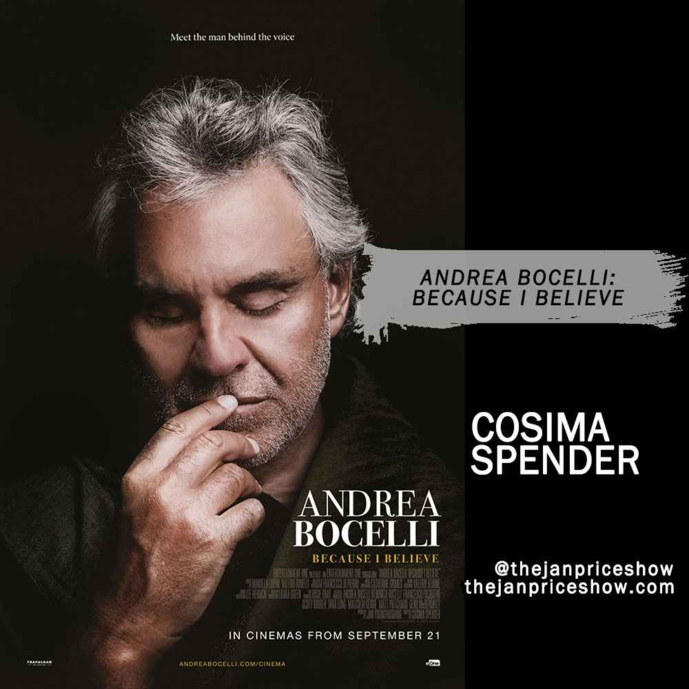 Cosima Spender on Andrea Bocelli: Because I Believe – An Intimate Look at a Global Icon