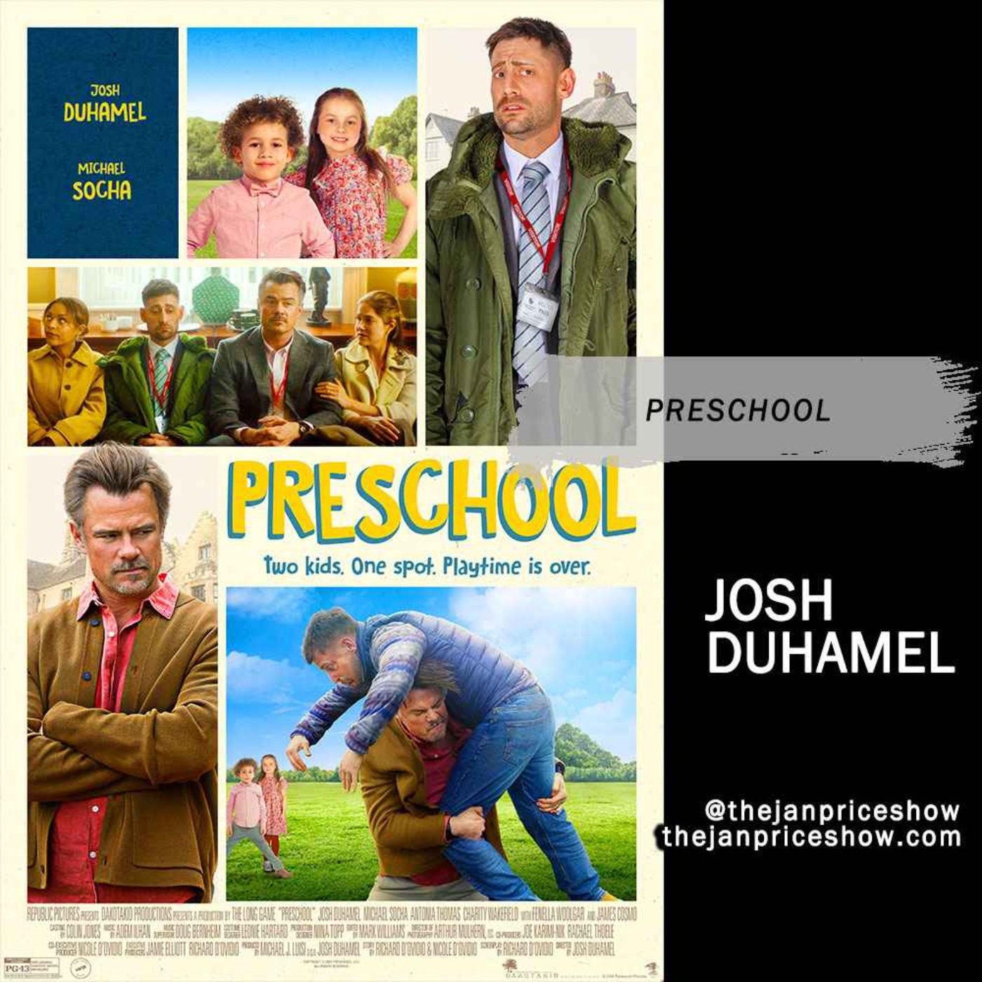 Josh Duhamel on "Preschool" | A Hilarious Parenting Comedy About Rival Dads