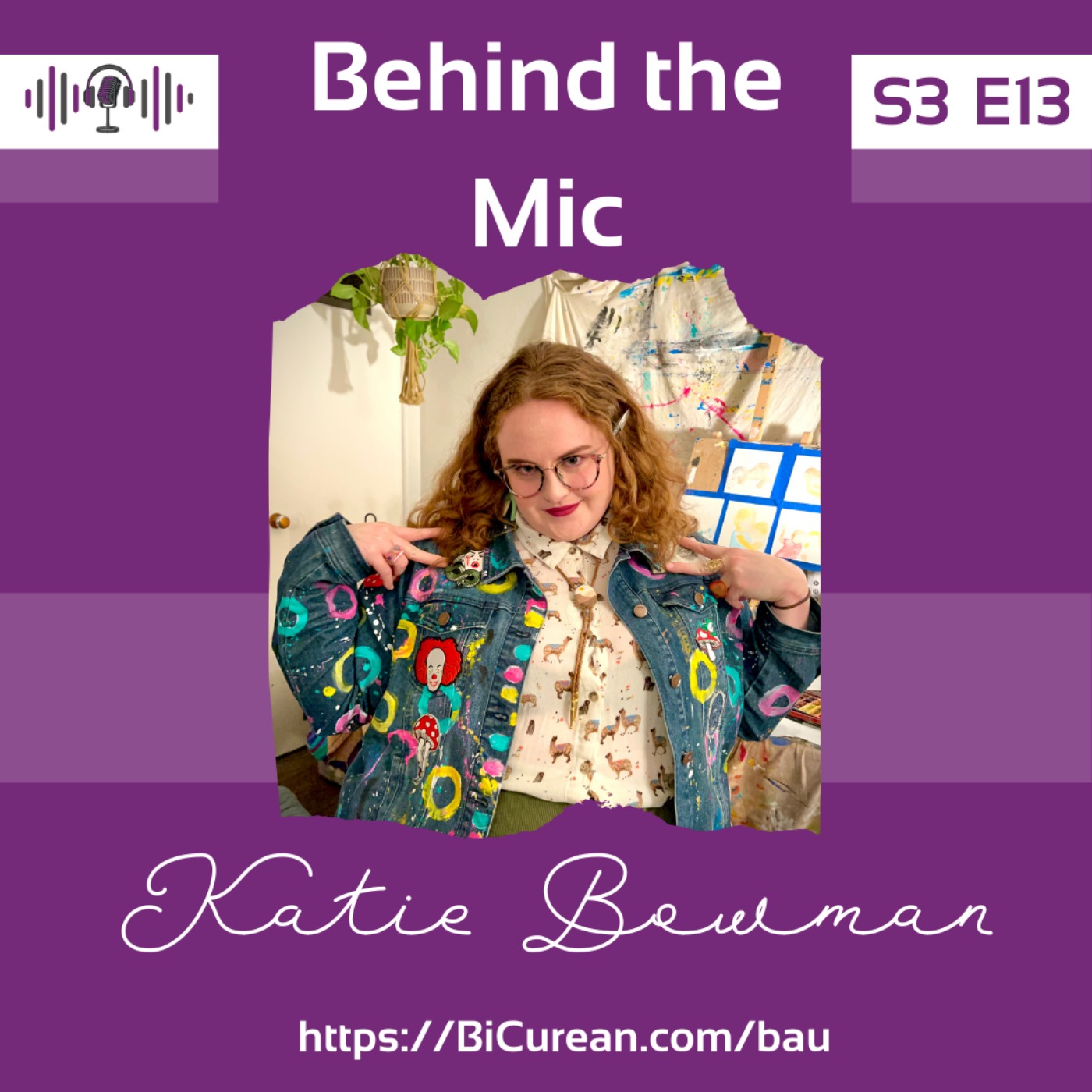 cover art for Behind the Mic with Katie Bowman
