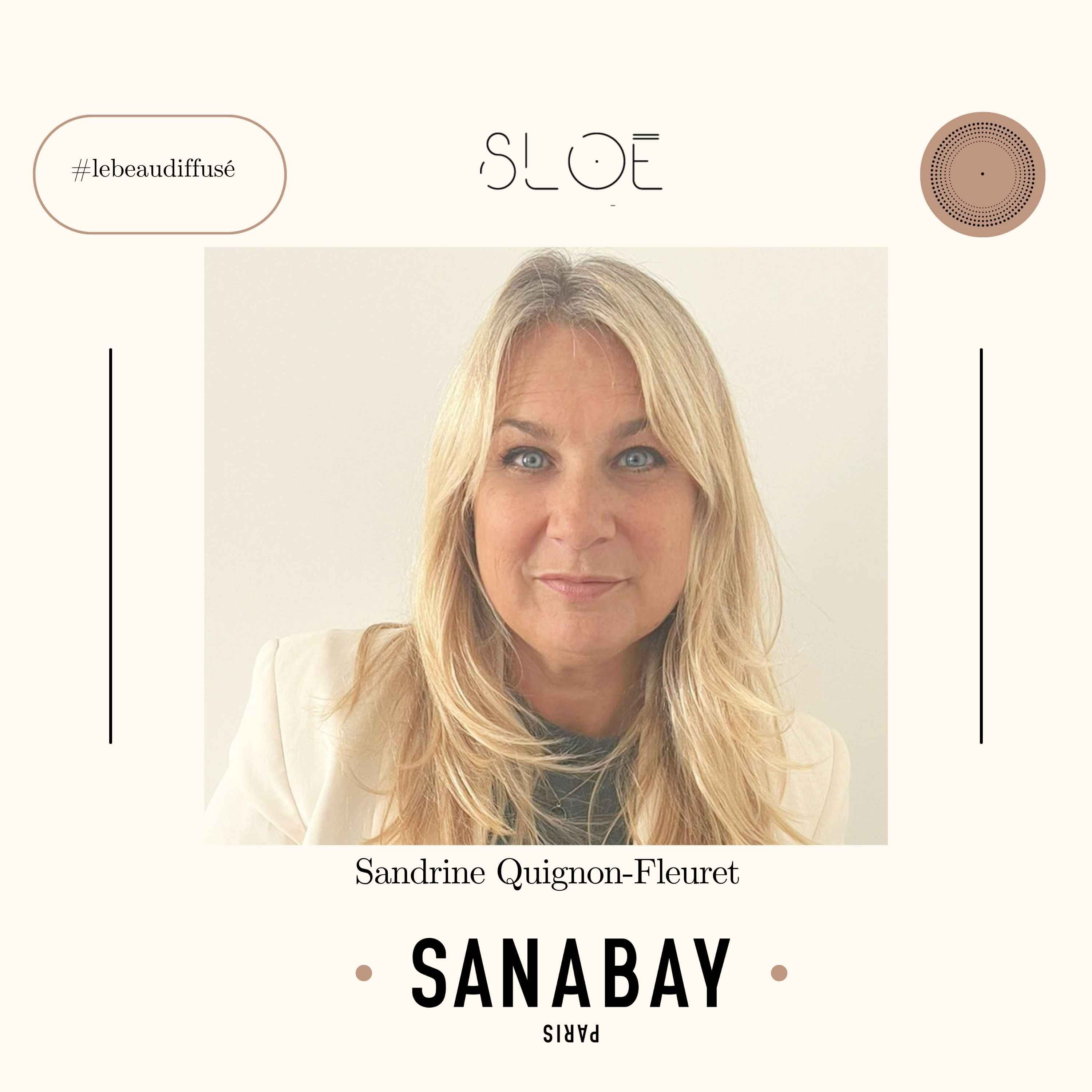 Sandrine, fondatrice de la marque Sanabay Paris