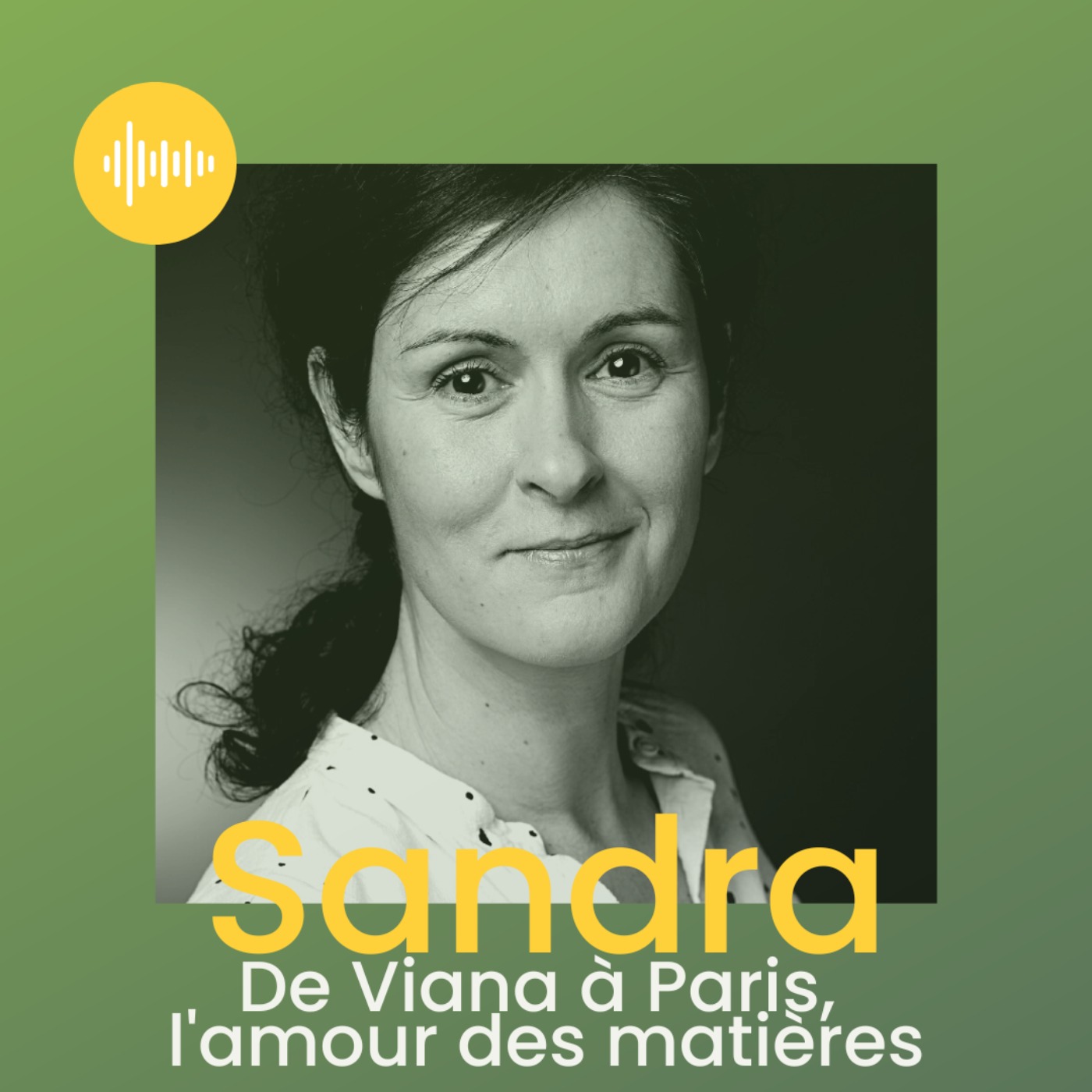 cover art for Sandra, de Viana à Paris, l'amour des matières