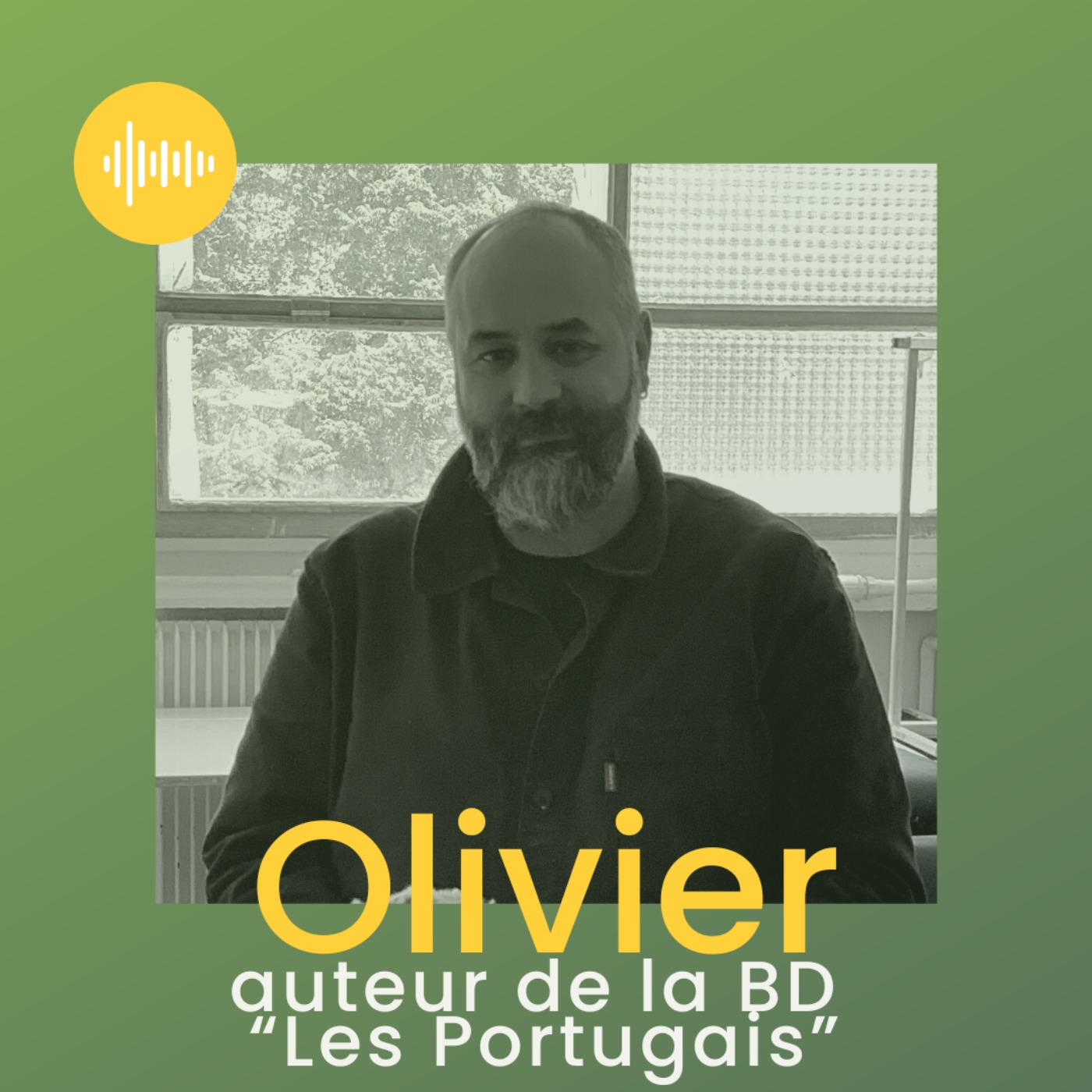 Olivier, auteur de la BD "Les Portugais"