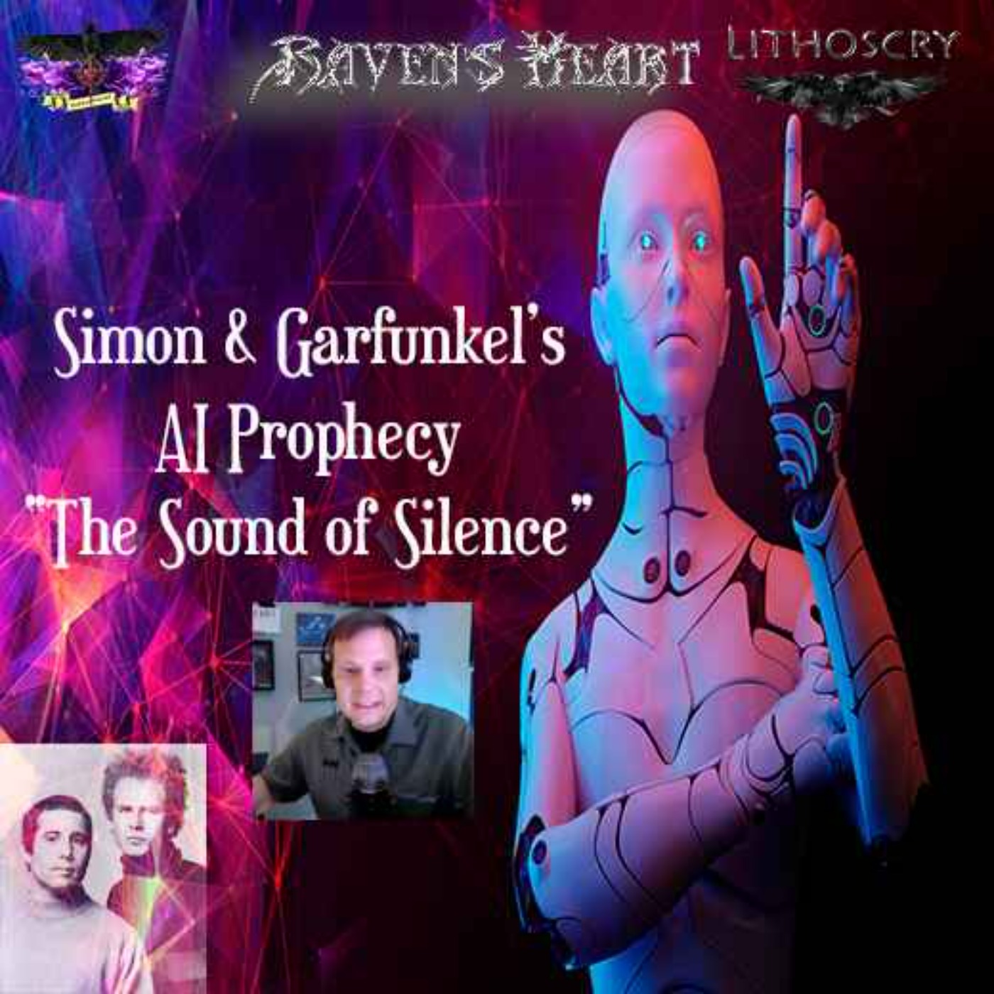 cover art for Simon & Garfunkel's AI Prophecy..."The Sound of Silence"