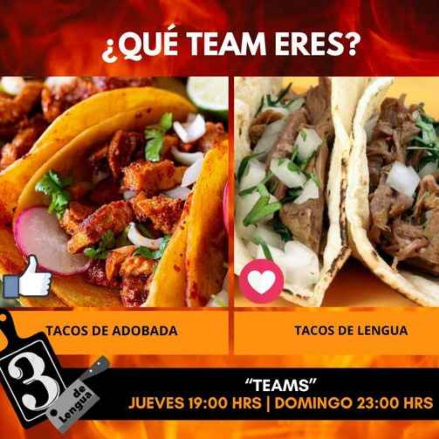 TRES DE LENGUA