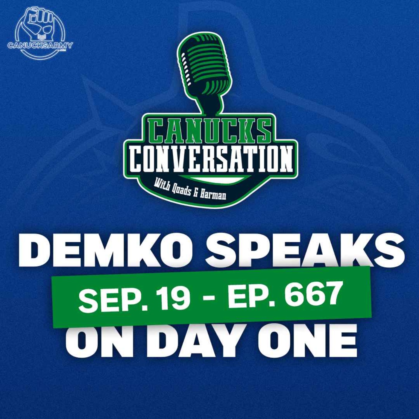 Sep 19: Demko Speaks on Day 1 of Camp - Canucks Convo LIVE From Canucks Training Camp - (ep.667)