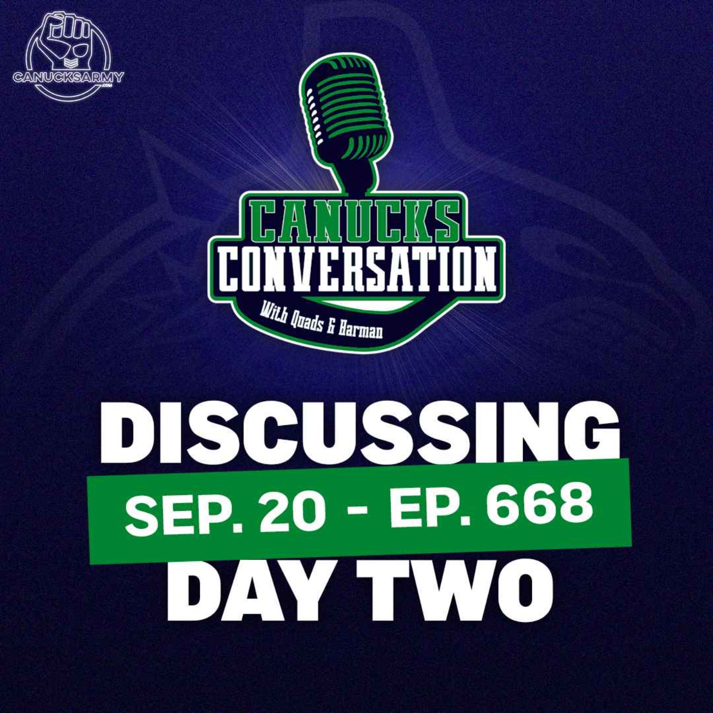 Sep 20: Day two camp recap  - Canucks Convo LIVE From Canucks Training Camp - (ep.668)