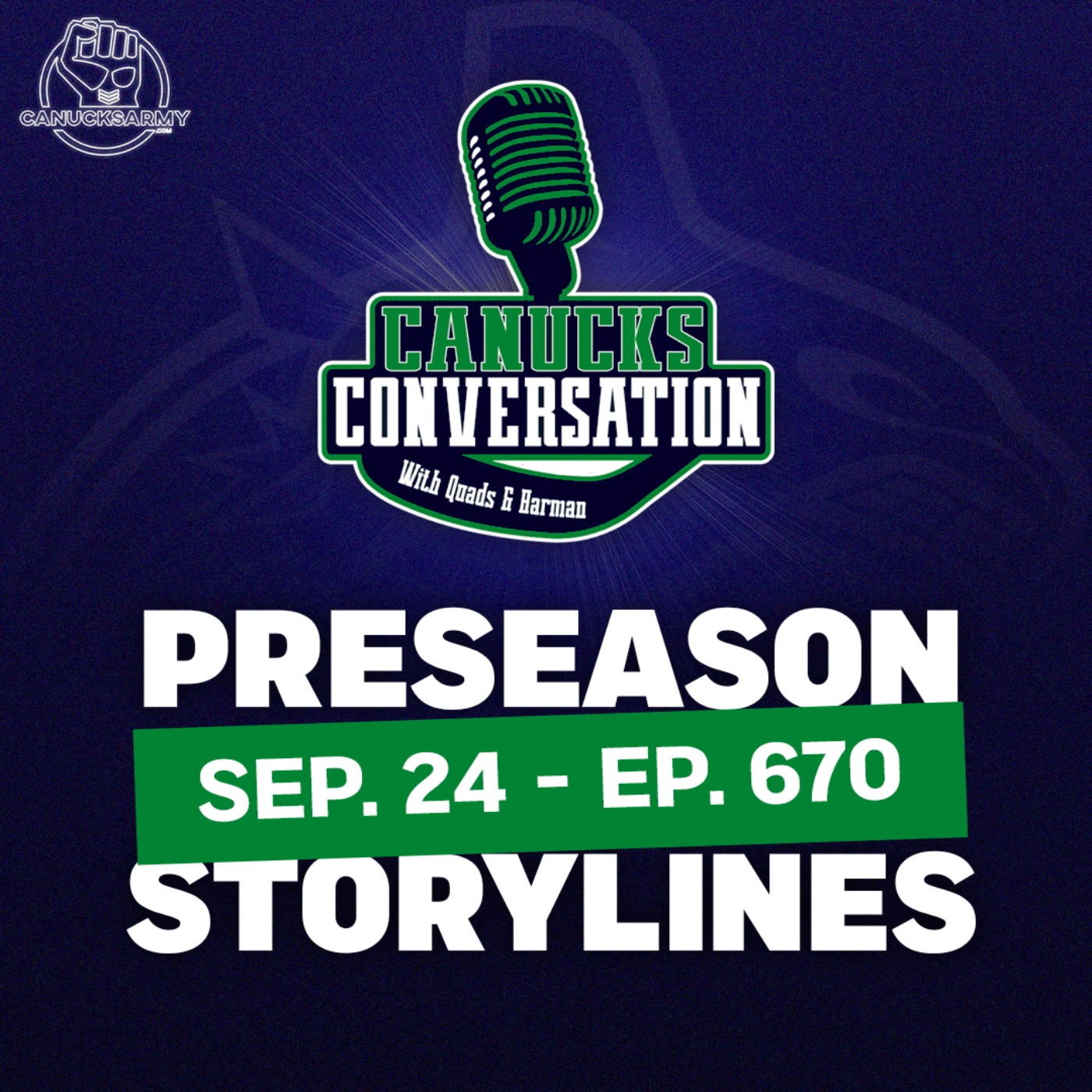 Sep. 24 Canucks preseason storylines ft. Jeff Paterson - Canucks Conversation - (ep.670)