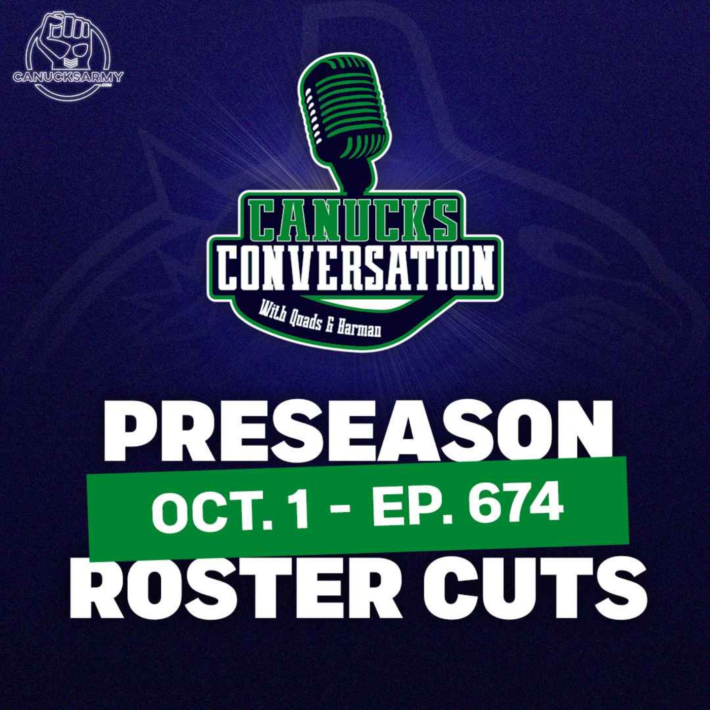 Oct 1: More preseason roster cuts ft. Jeff Paterson - Canucks Conversation - (ep.674)