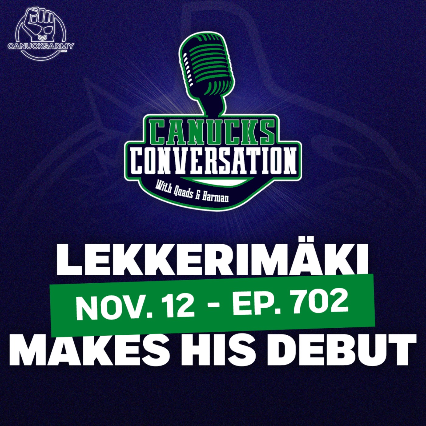 Nov. 12: Jonathan Lekkerimäki makes his NHL debut ft. Dave Hall - Canucks Conversation - (ep.702)