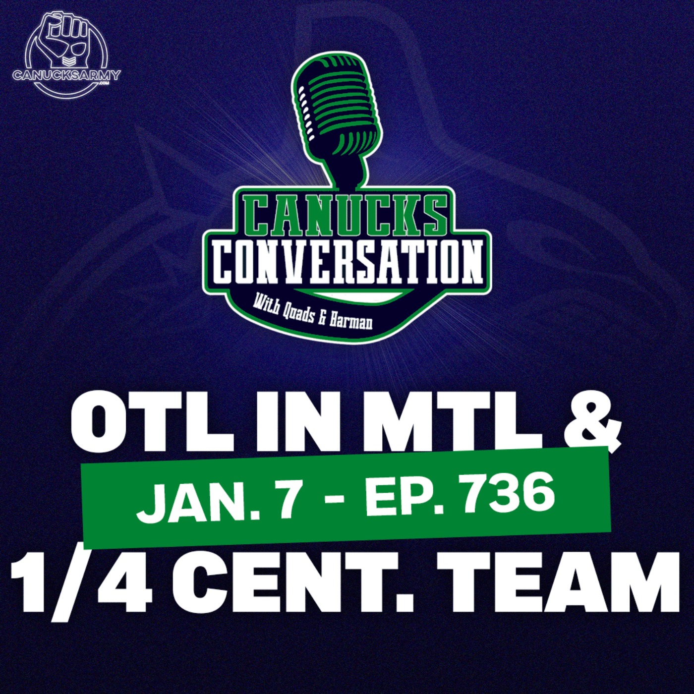 Jan. 7: OTL in Montreal + Canucks quarter century teams - Canucks Conversation (ep.736)