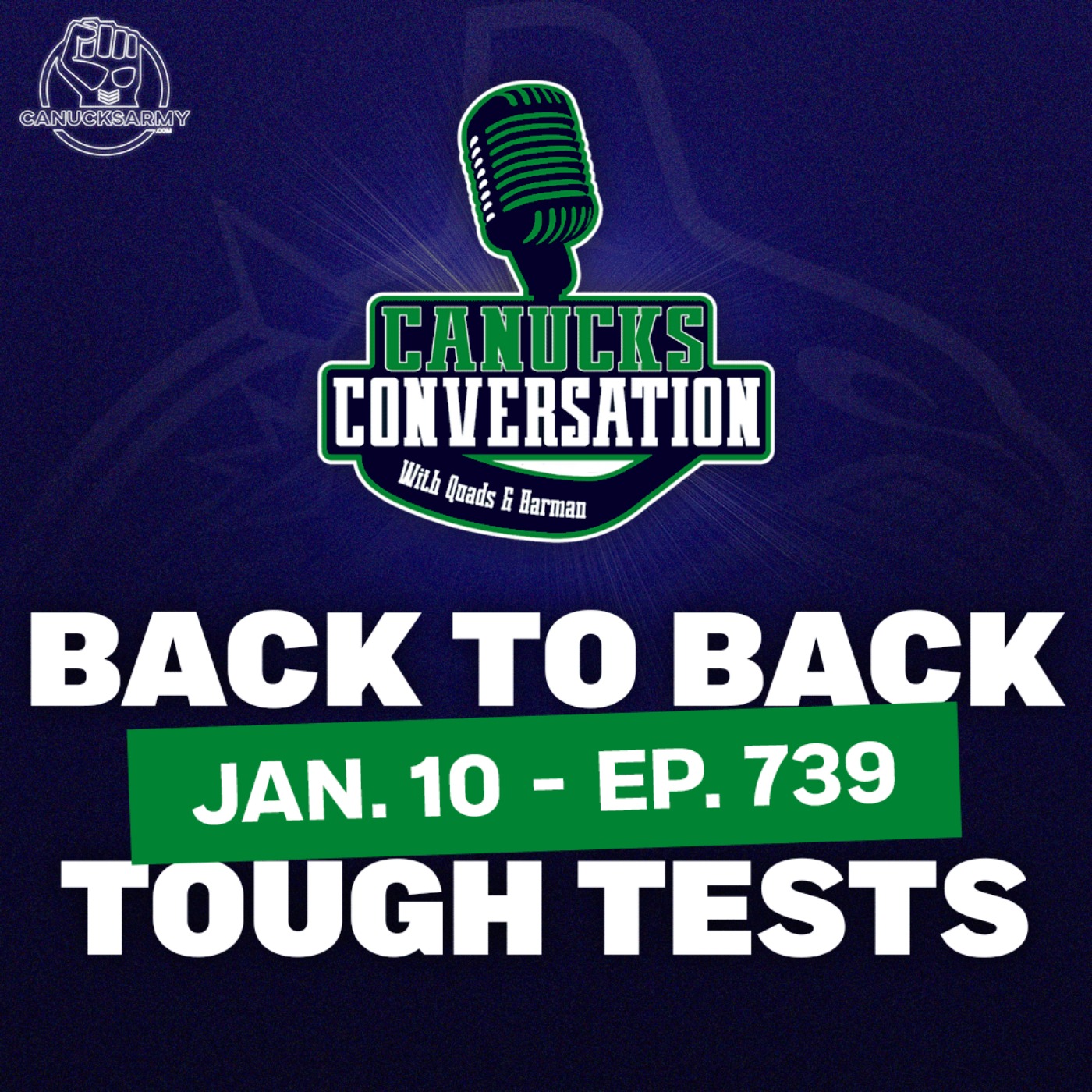 Jan. 10: Back-to-back tough tests for the Canucks  - Canucks Conversation (ep.739)
