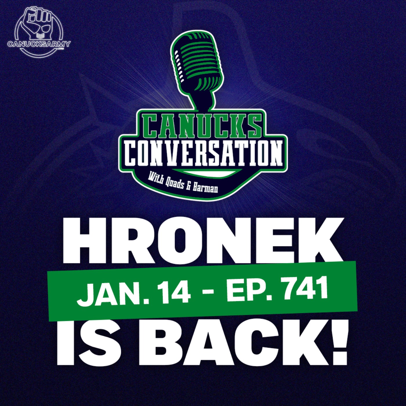 Jan. 14: Hronek returns tonight!  - Canucks Conversation (ep.741)