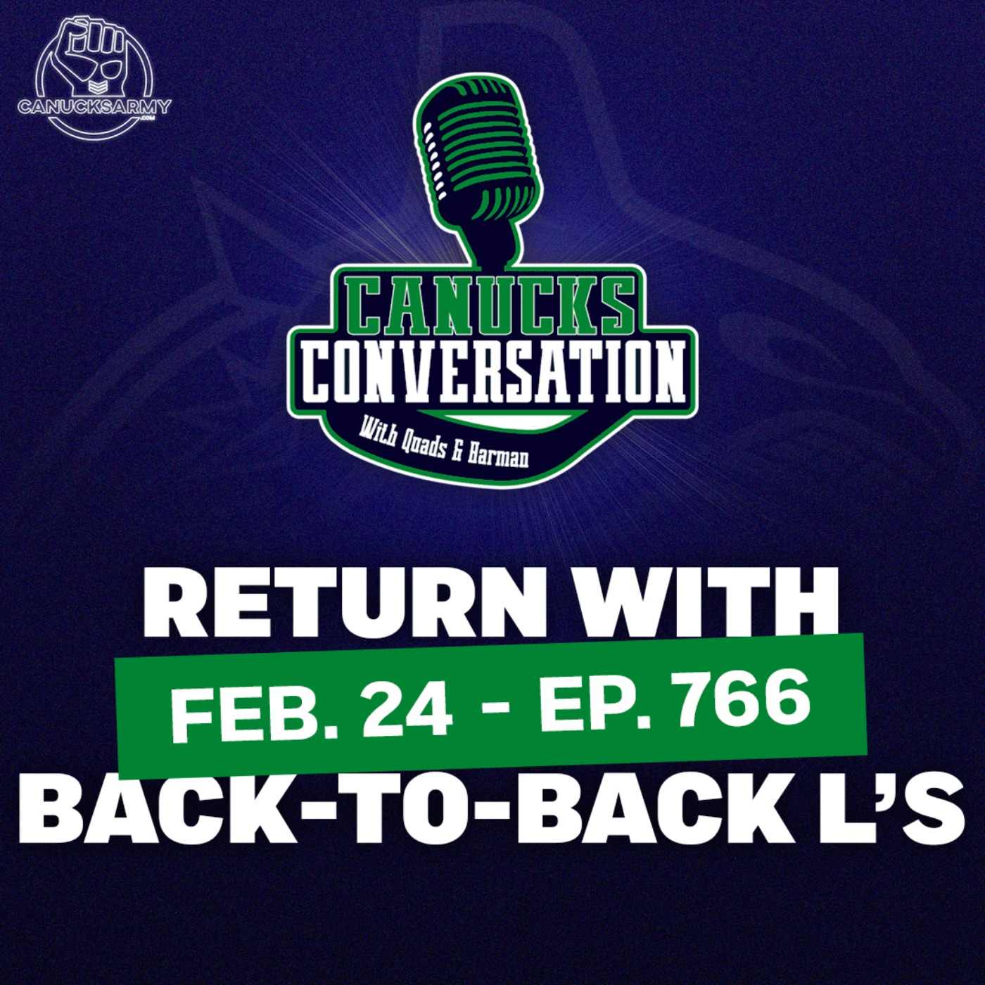 Feb. 24: Canucks return to back-to-back losses - Canucks Conversation (ep.766)