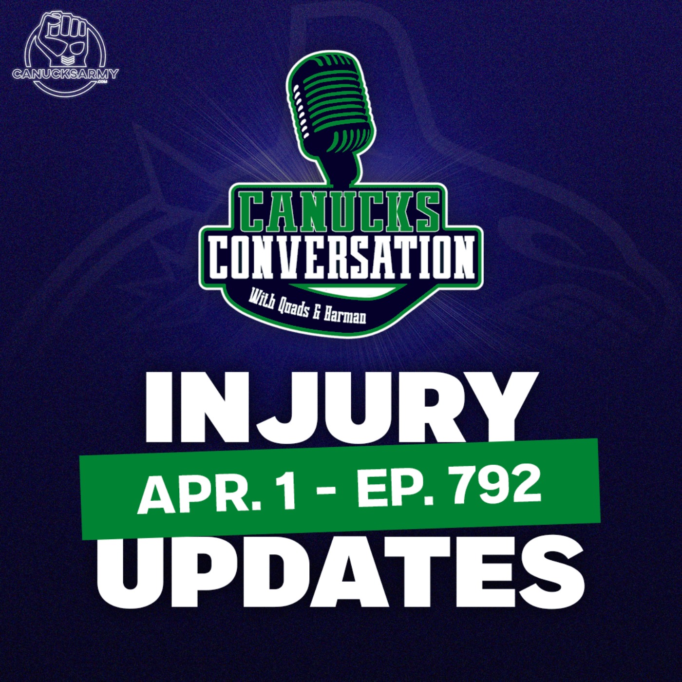 Apr. 1: Canucks injury updates + Tocchet's option ft. Jeff Paterson (ep.792)