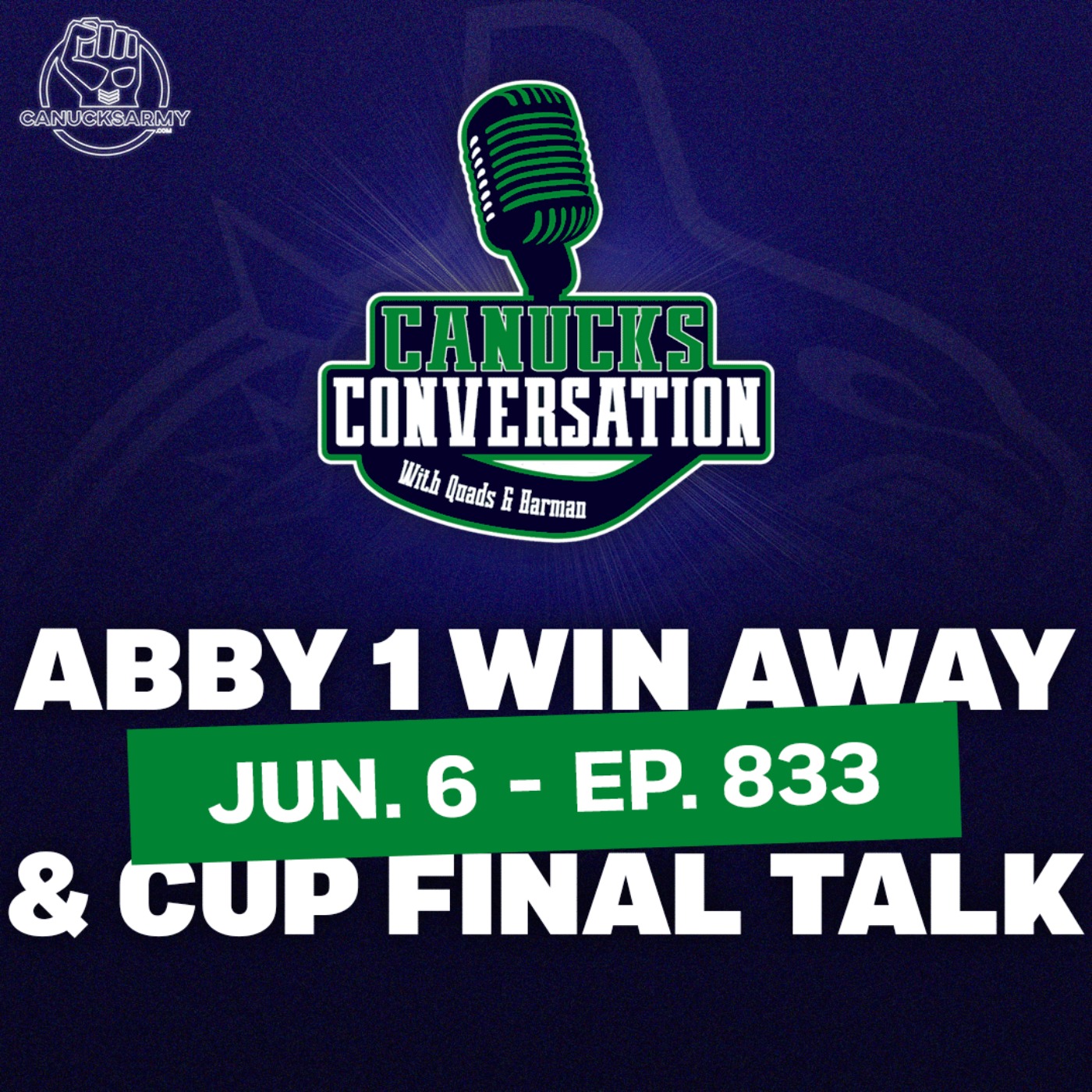 Jun 6: Abby one win away + Stanley Cup final thoughts ft. baggedmilk of Oilers Nation (ep.833)