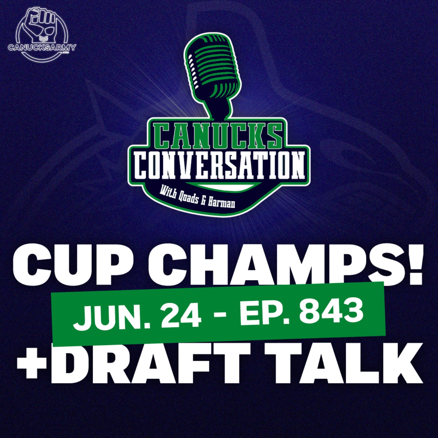 Jun 24: Canucks win a Cup! + Draft talk ft. Dave Hall (ep. 843)
