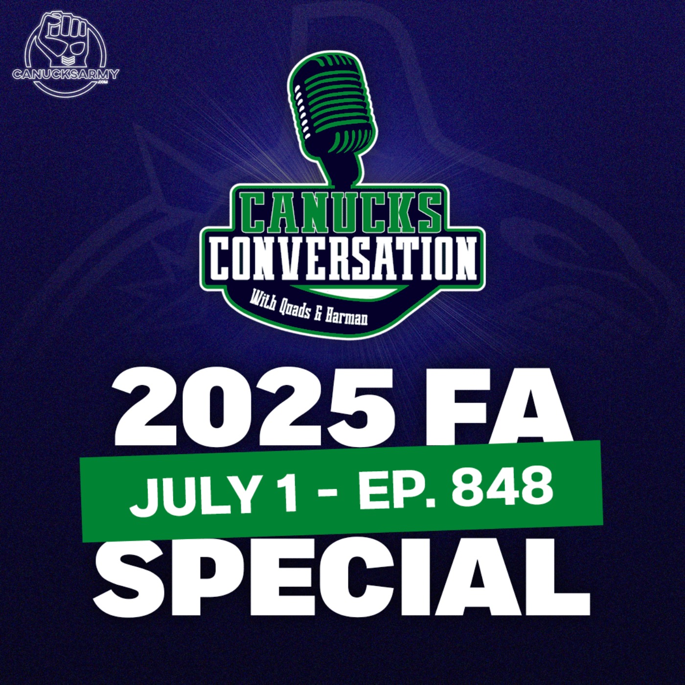 Jul 1: 2025 Canucks free agency special ft. Irfaan Gaffar (ep. 848)