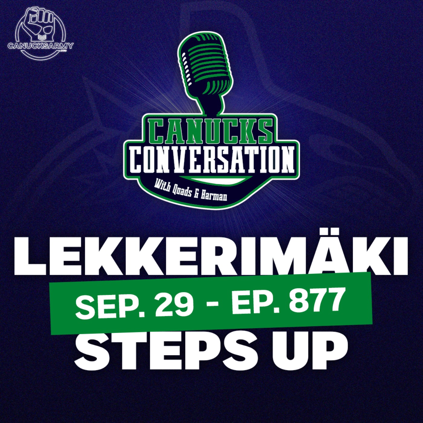 Sep 29: Jonathan Lekkerimäki: Listener of Canucks Conversation (ep. 877) episode artwork