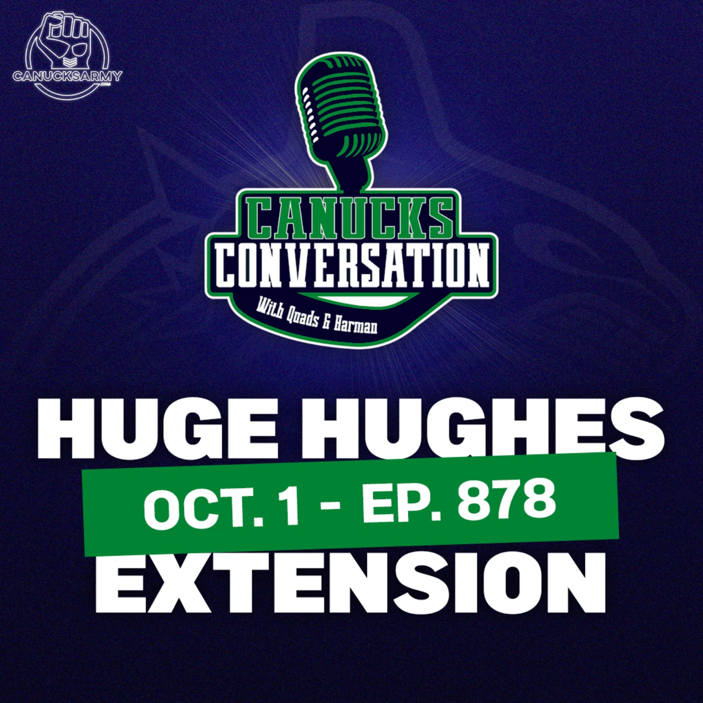 Oct 1: A Hughes has signed a long-term extension ft. Irfaan Gaffar | Canucks Conversation