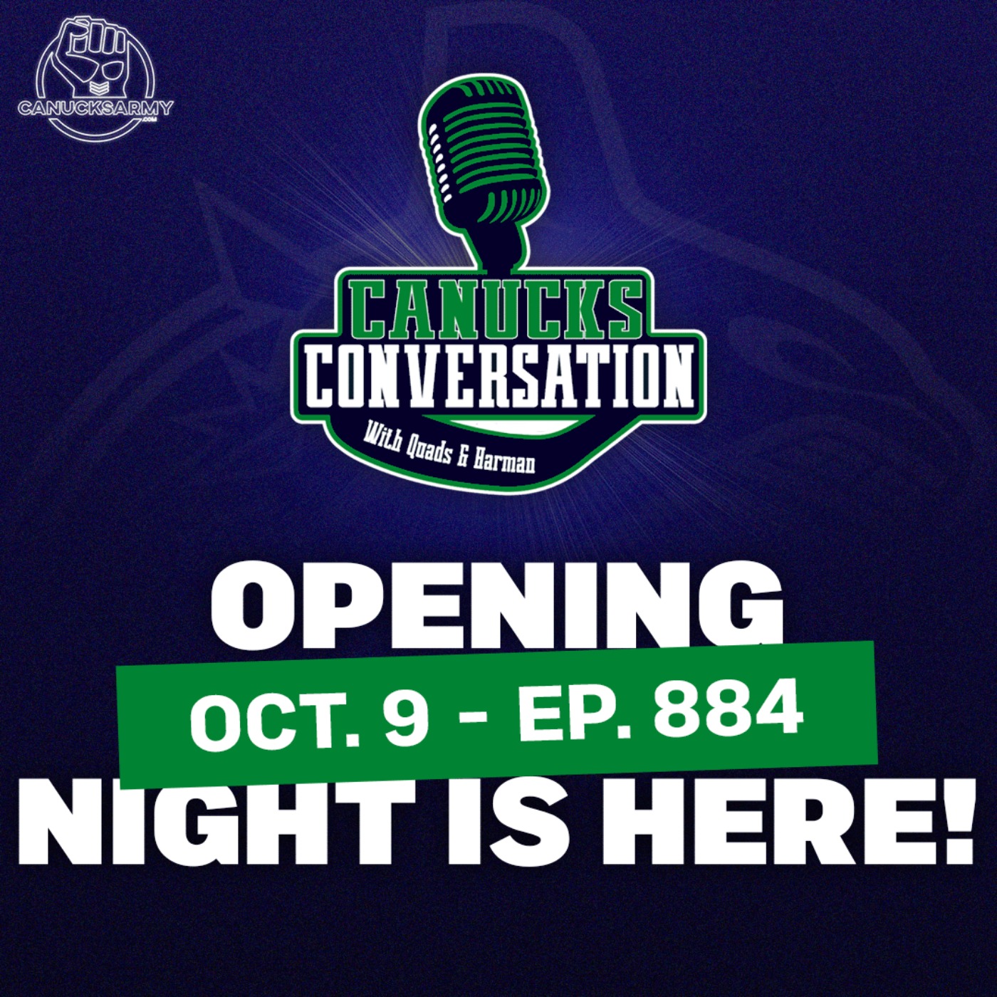 Oct 9: It's finally game day! Opening night preview  (ep. 884)