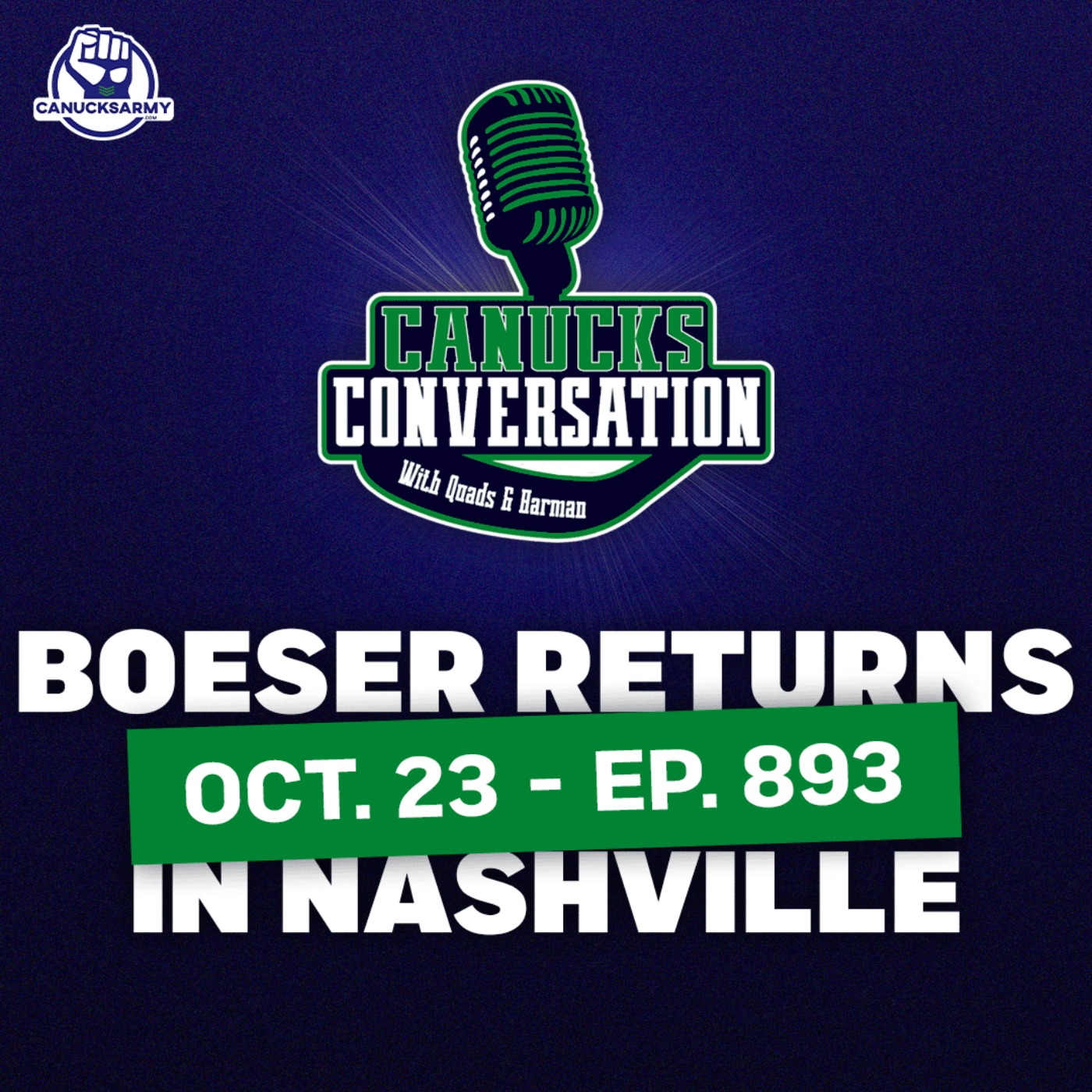 Oct 23: Boeser returns as Canucks close out road trip vs. Predators (ep. 893) episode artwork