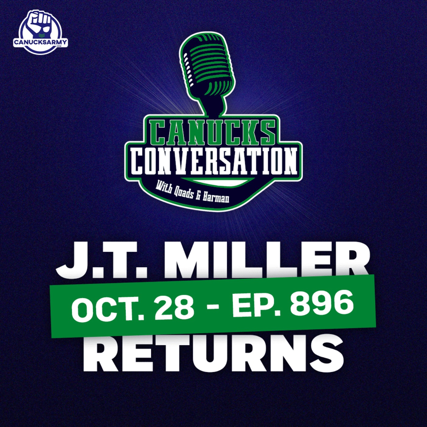 Oct 28:JT Miller returns to Rogers Arena ft. Jeff Paterson (ep. 896) episode artwork