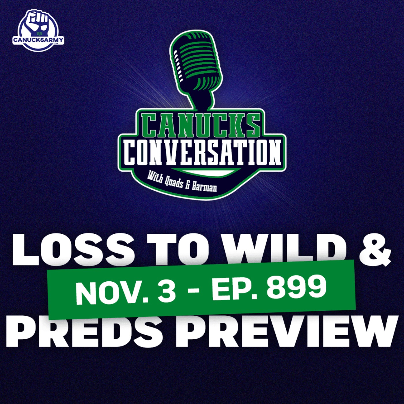 Nov. 3: The most heartbreaking loss ever? [Canucks lose to Wild] (ep. 899) episode artwork