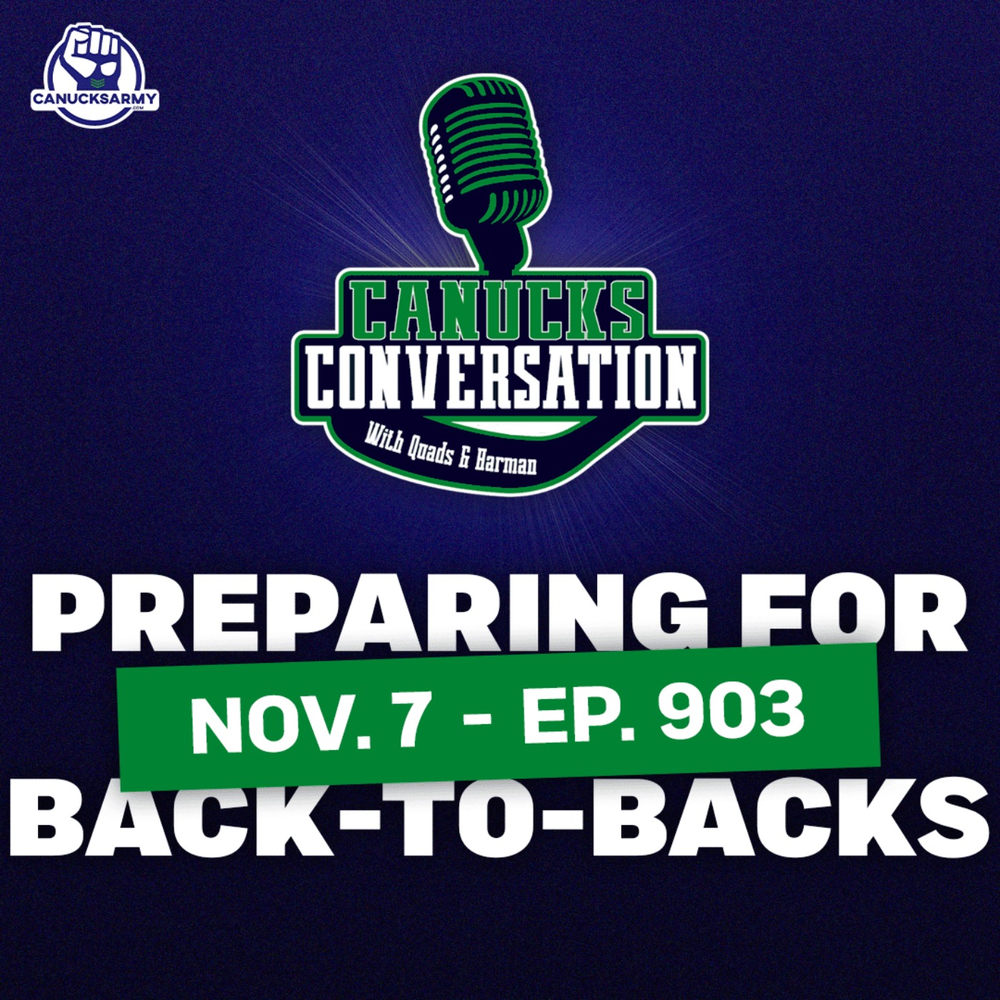 Nov. 7: Canucks prepare for back to backs with Demko questionable ft. Irfaan Gaffar (ep. 903) episode artwork