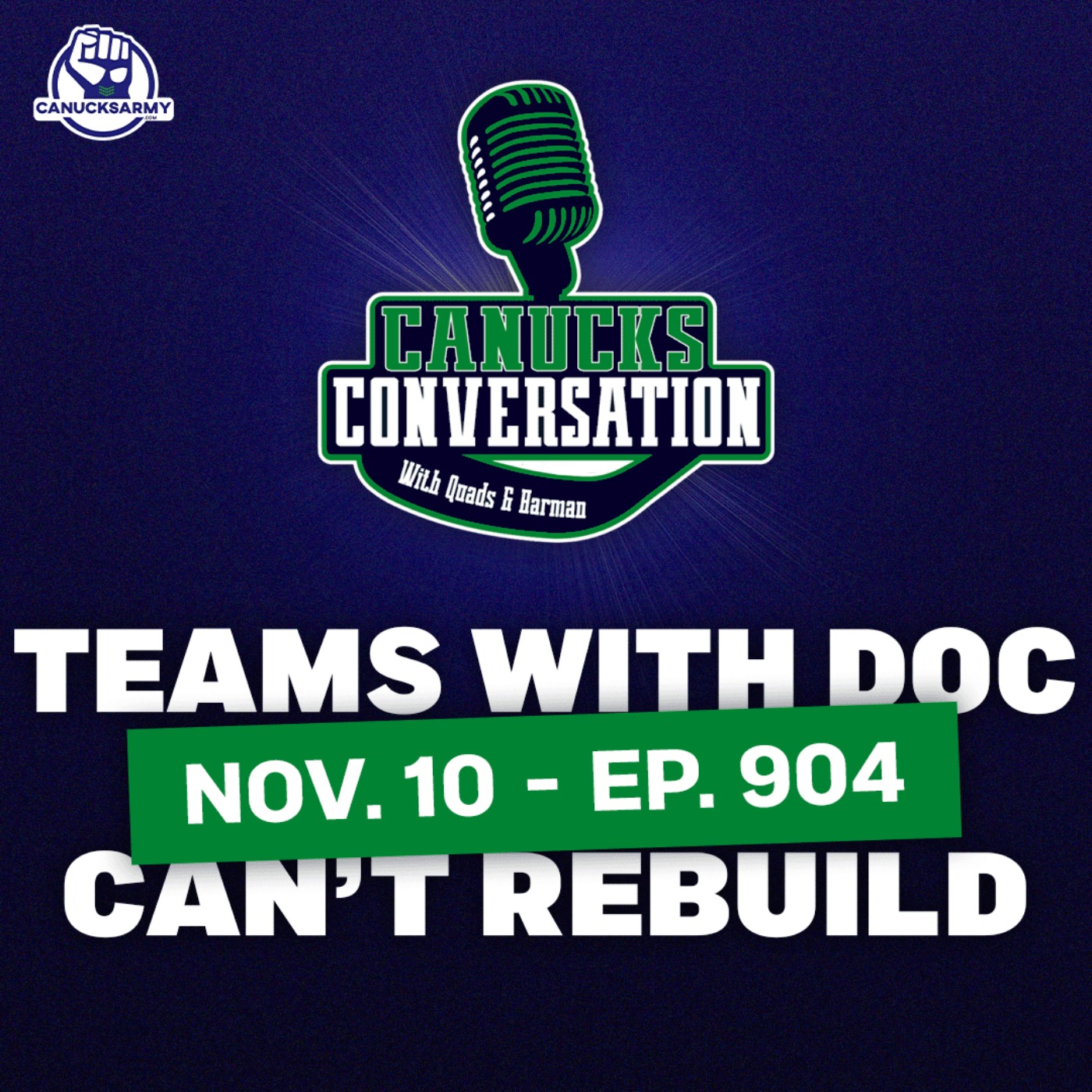 Nov. 10: Teams with Drew O'Connor can't rebuild (ep. 904) episode artwork