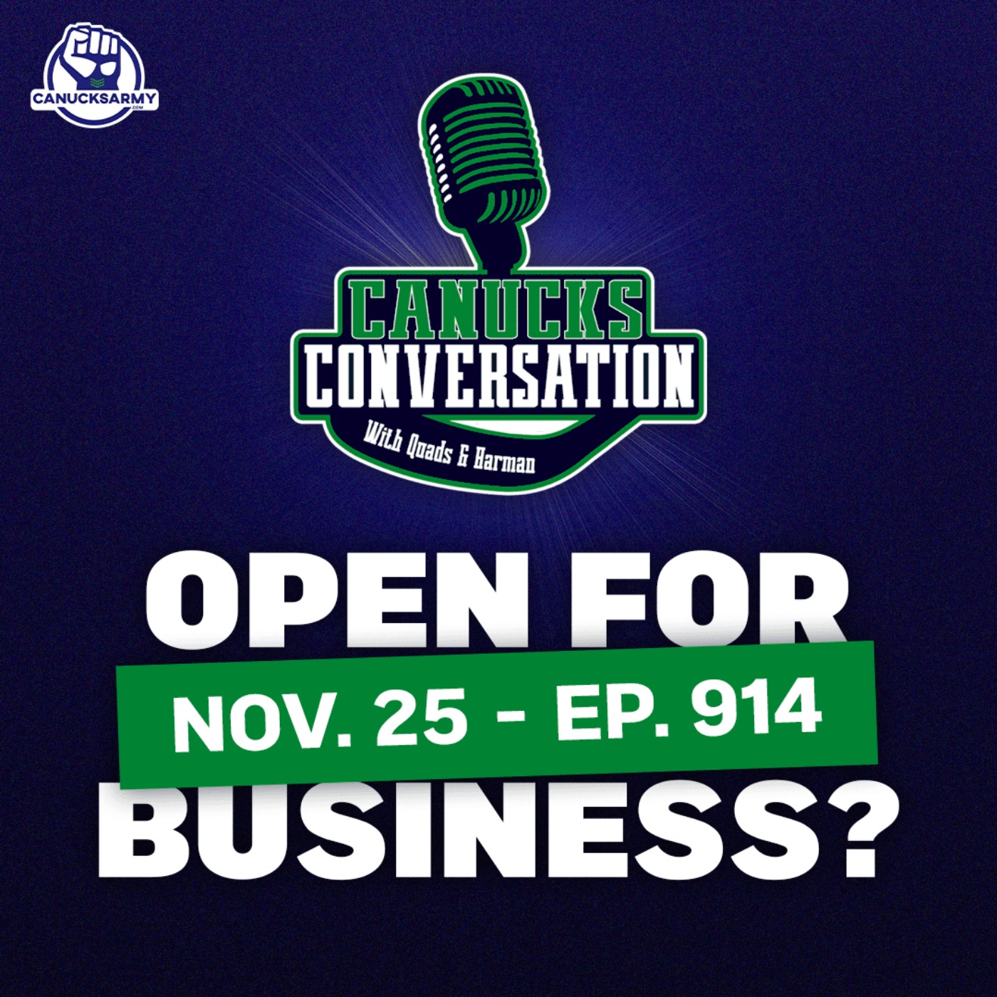 Nov. 25 Canucks are open for business ft. Jeff Paterson (ep. 914) episode artwork