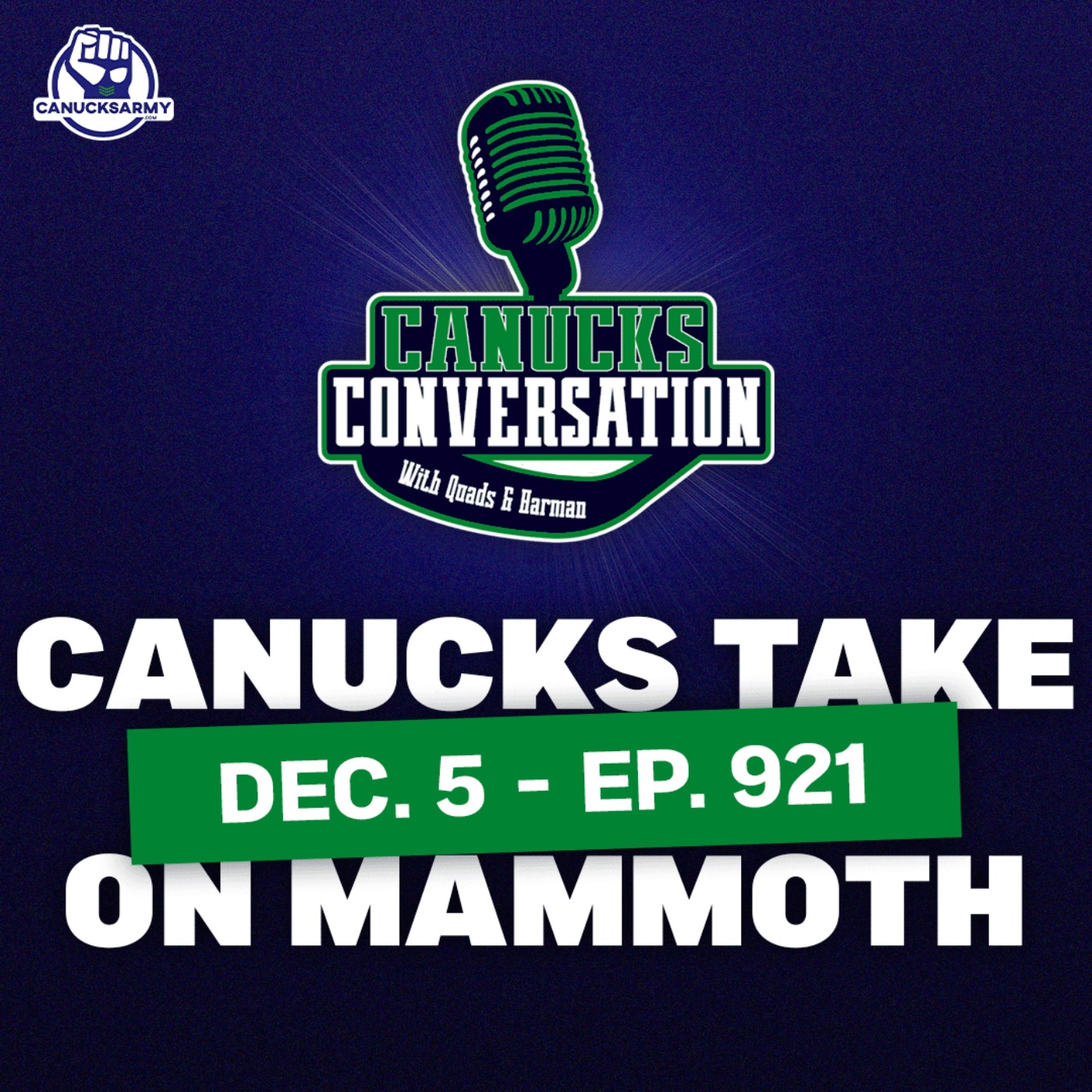 Dec. 5: Höglander speaks, Canucks take on Mammoth (ep. 921) episode artwork