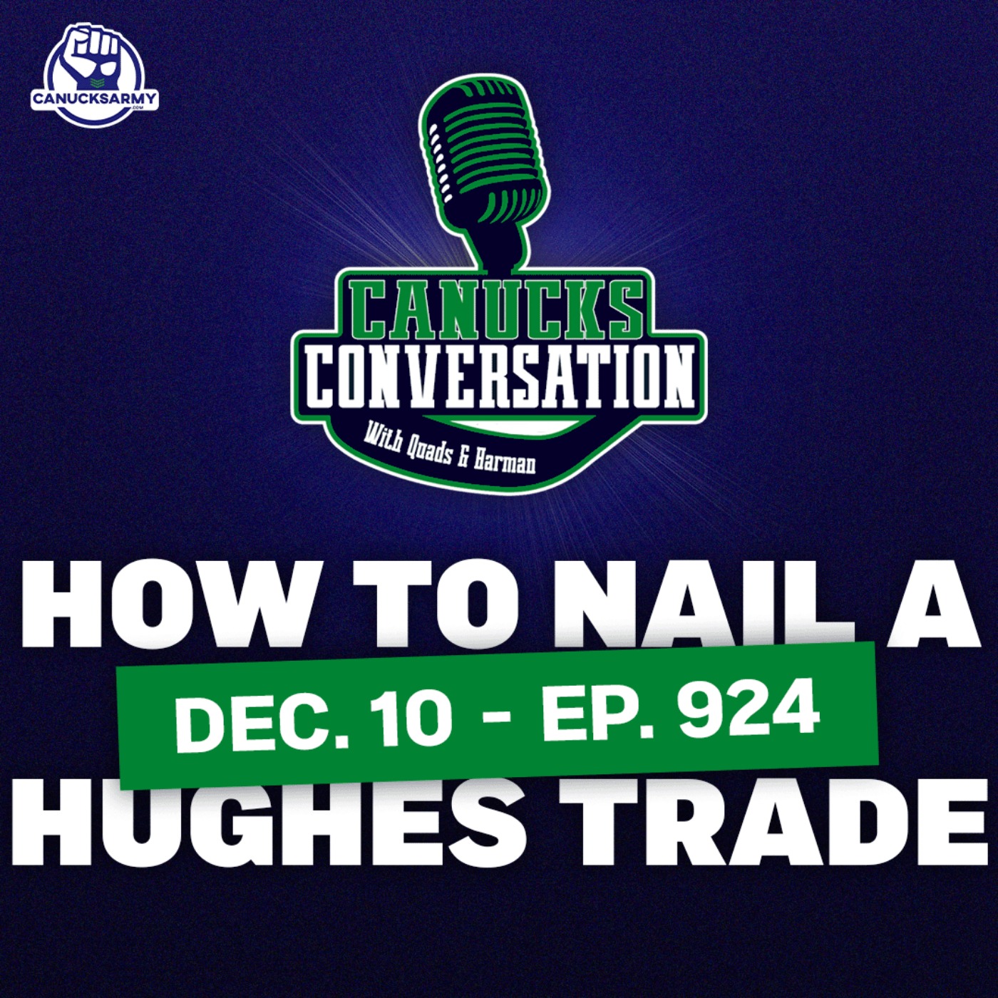 Dec. 10: How to nail a Quinn Hughes trade + WJC update ft. Steven Ellis (ep. 924) episode artwork