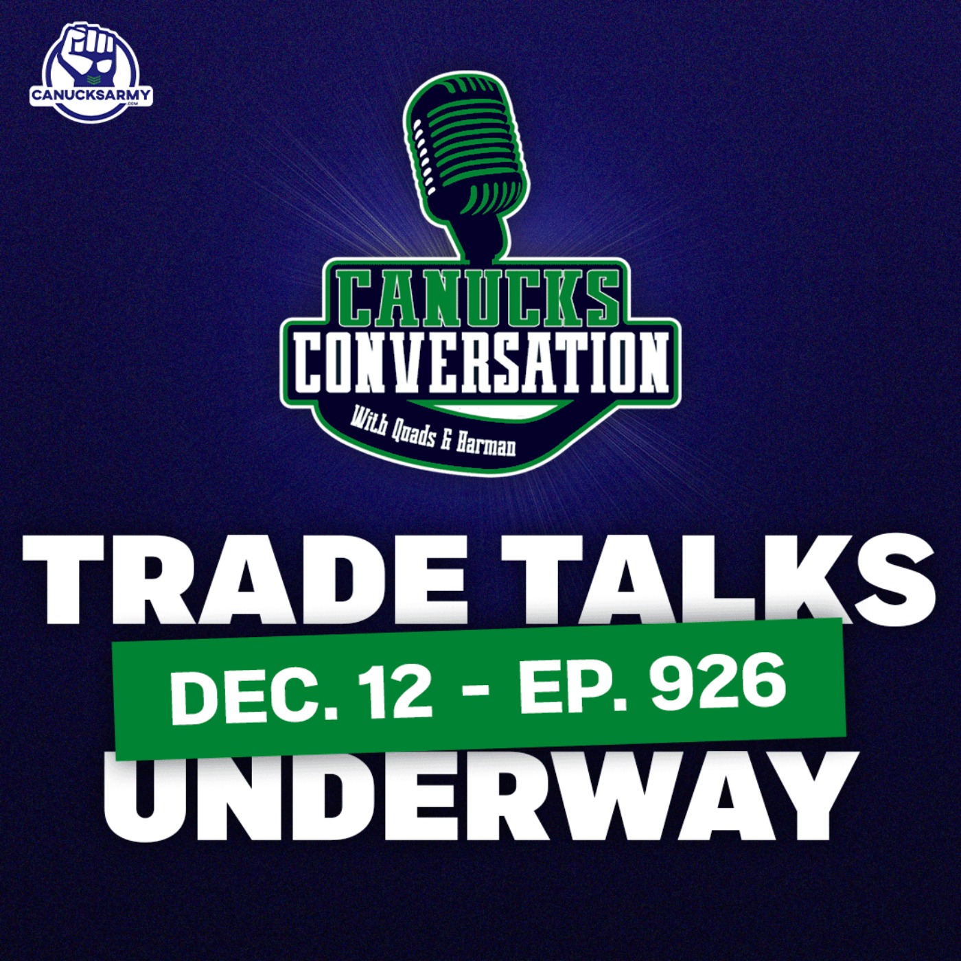 Dec. 12: Quinn Hughes trade talks are underway ft. Irfaan Gaffar (ep. 926) episode artwork