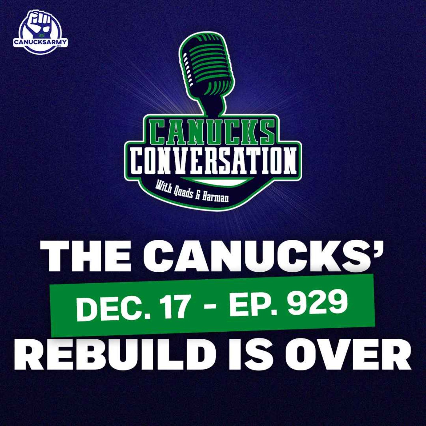 Dec. 17: The Canucks' rebuild is over (ep. 929) ft. Patrick Johnston & Dave Hall  episode artwork