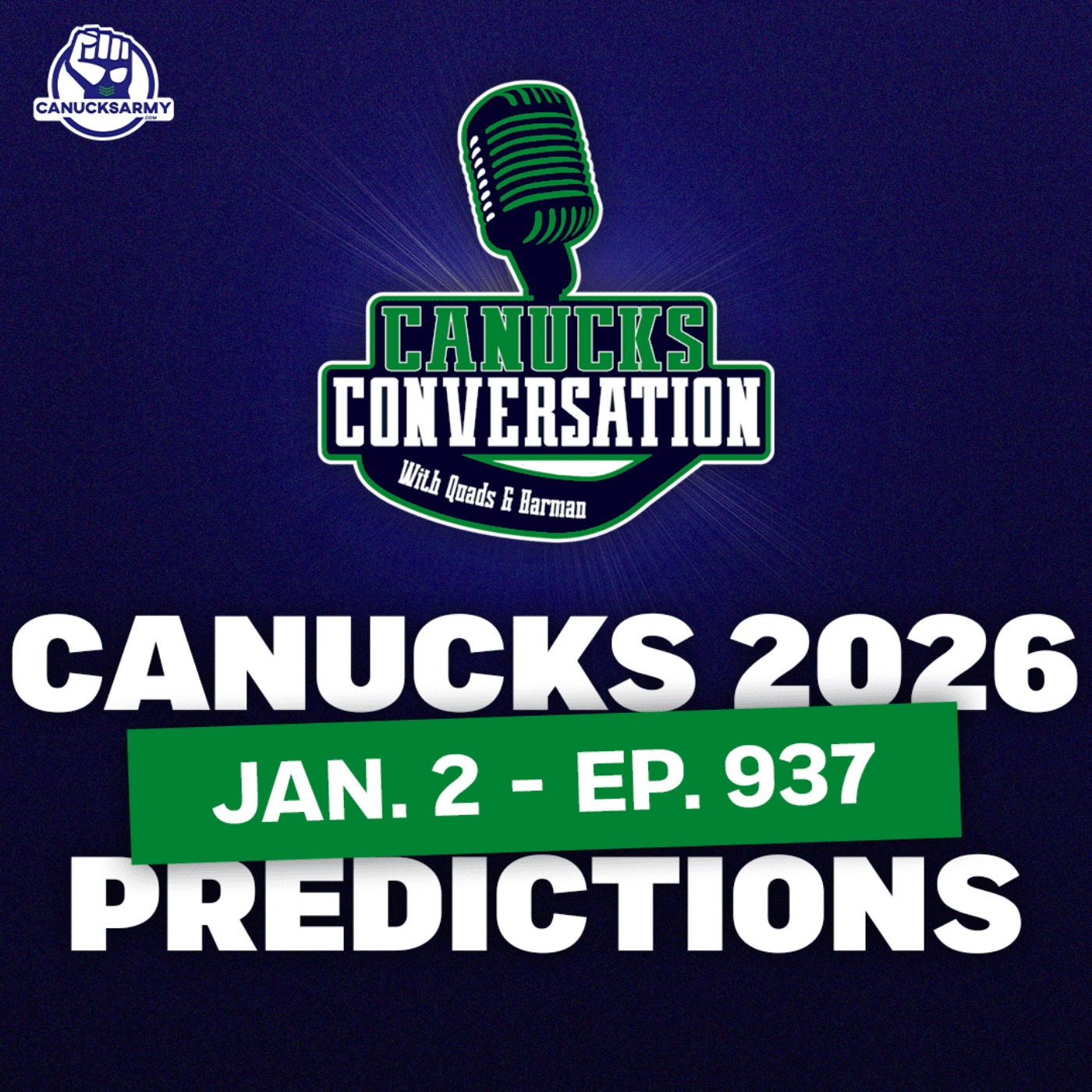 Jan. 2: Canucks 2026 predictions ft. Dave Hall (ep. 937) episode artwork