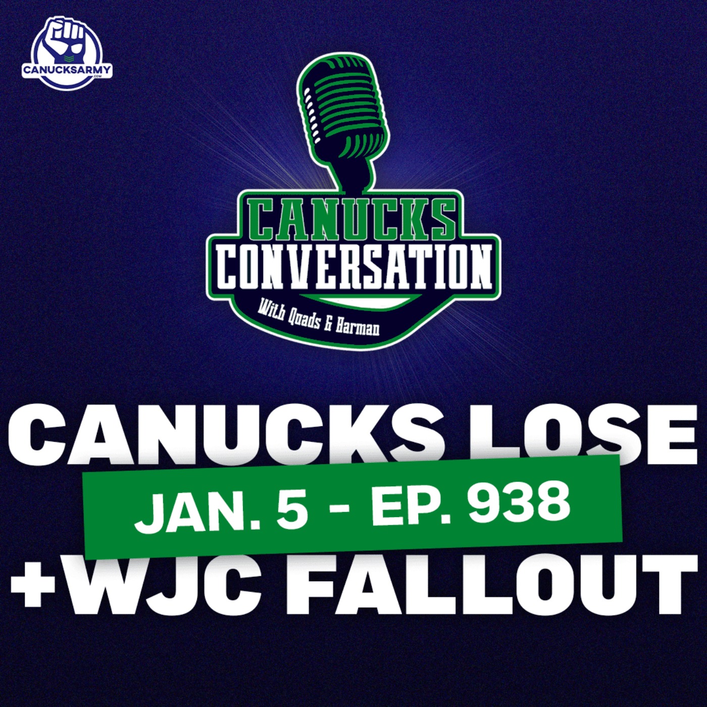 Jan. 5: Canucks winless in 2026 + WJC fallout (ep. 938) episode artwork
