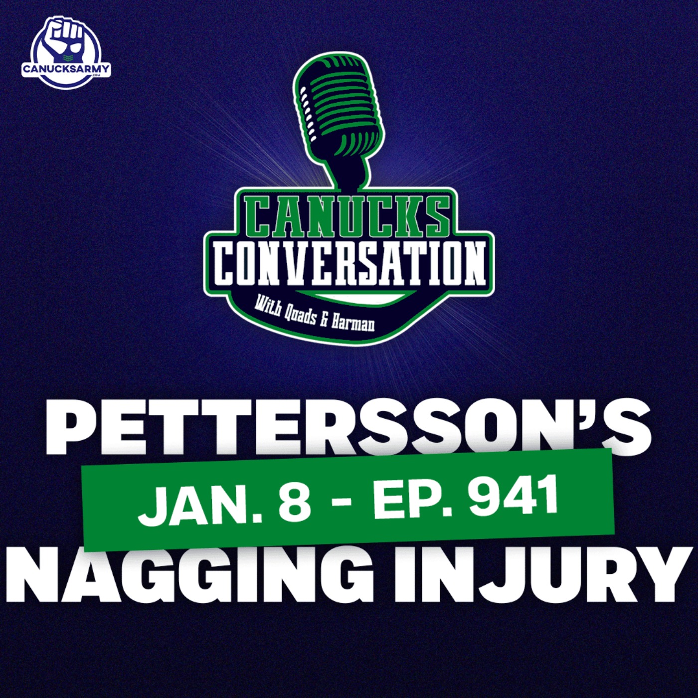 Jan. 8: Pettersson's nagging injury + Family Feud (ep. 941) episode artwork