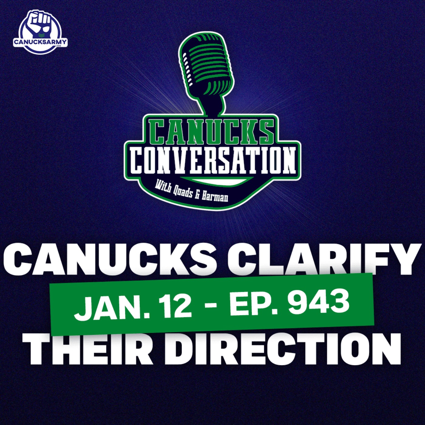 Jan.12: Allvin and Rutherford clarify the Canucks' direction ft. John Forslund (ep. 943) episode artwork