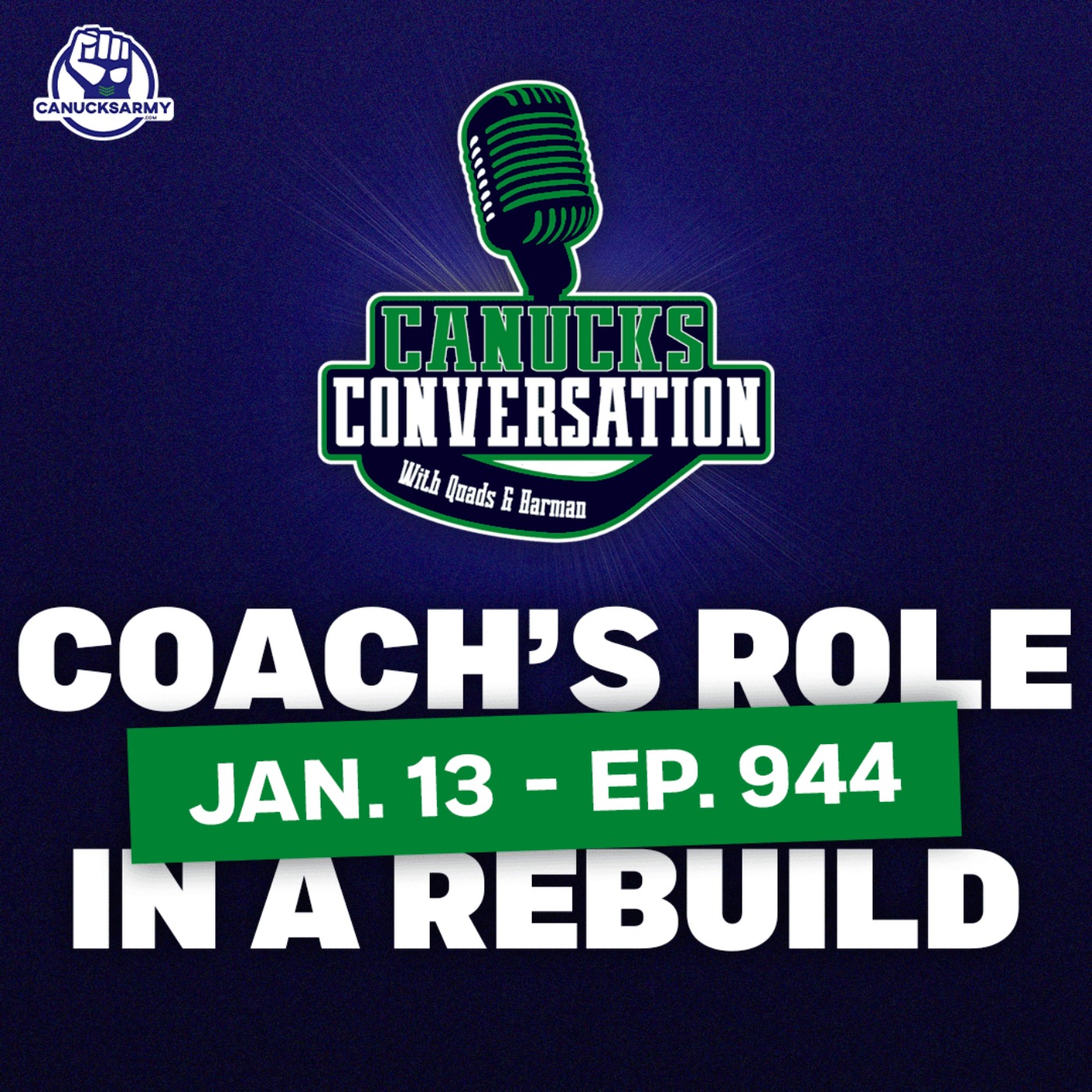 Jan.13: What is a coach's role in a rebuild? (ep. 944) episode artwork