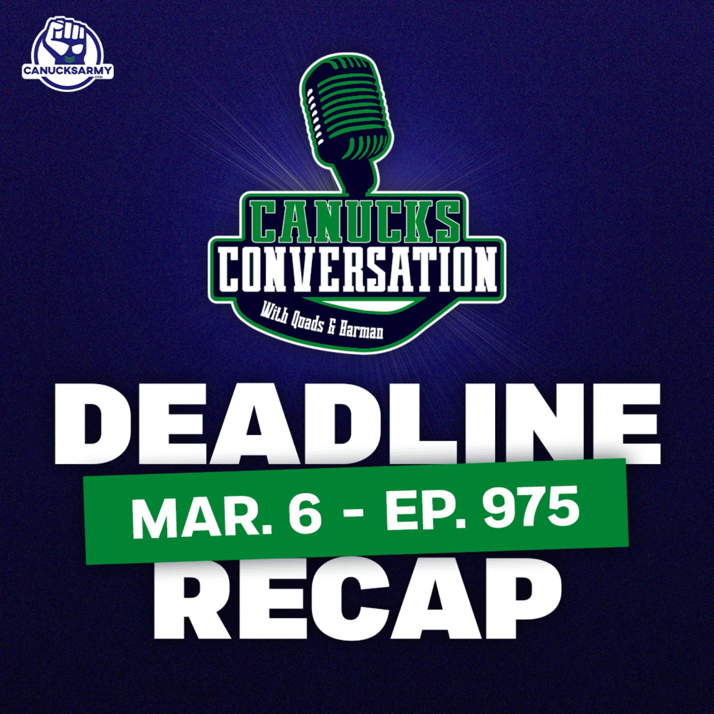 Mar. 6: Canucks trade deadline review + reaction (ep. 975) episode artwork