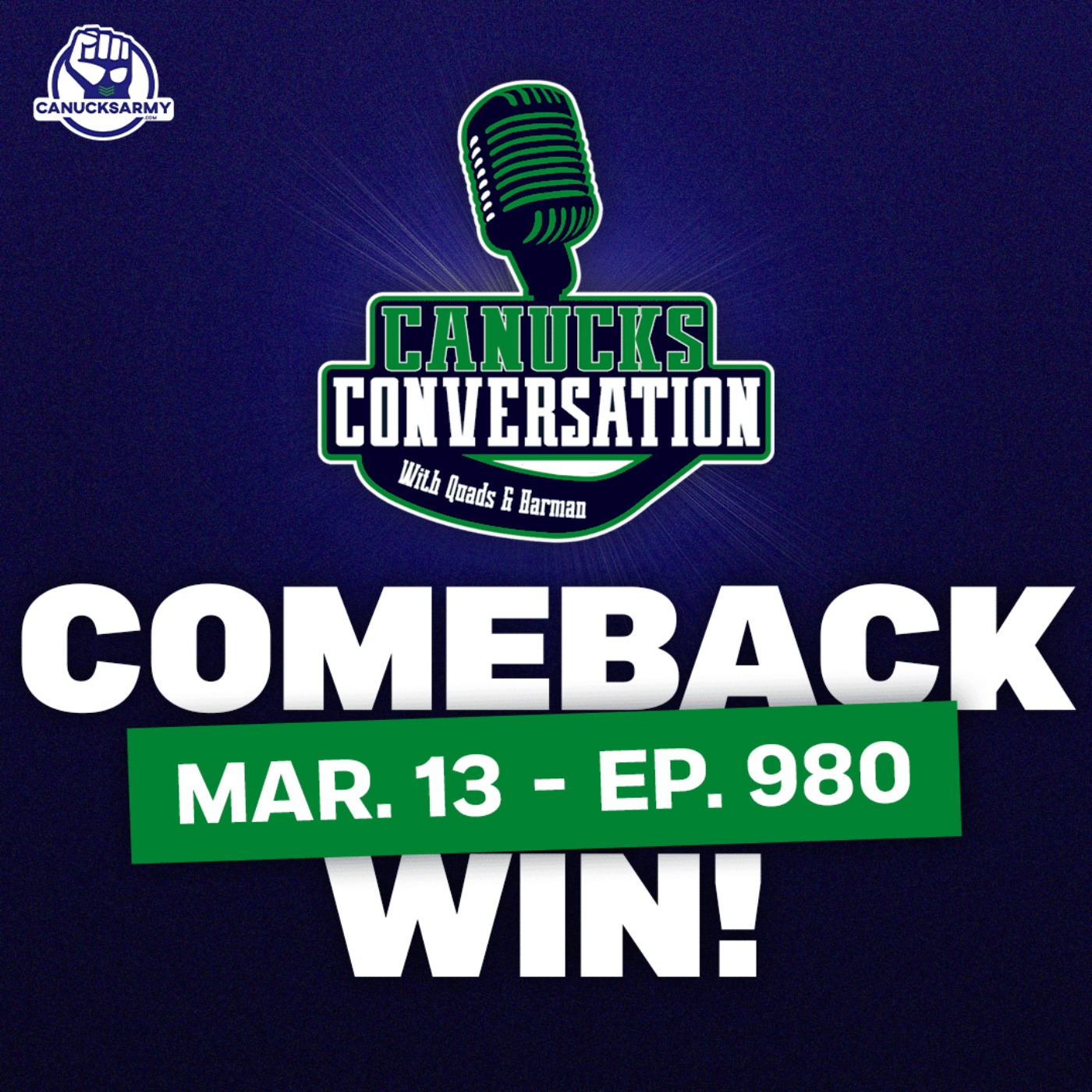 Mar. 13: Three point night for Rossi as the Canucks beat Nashville (ep. 980) episode artwork