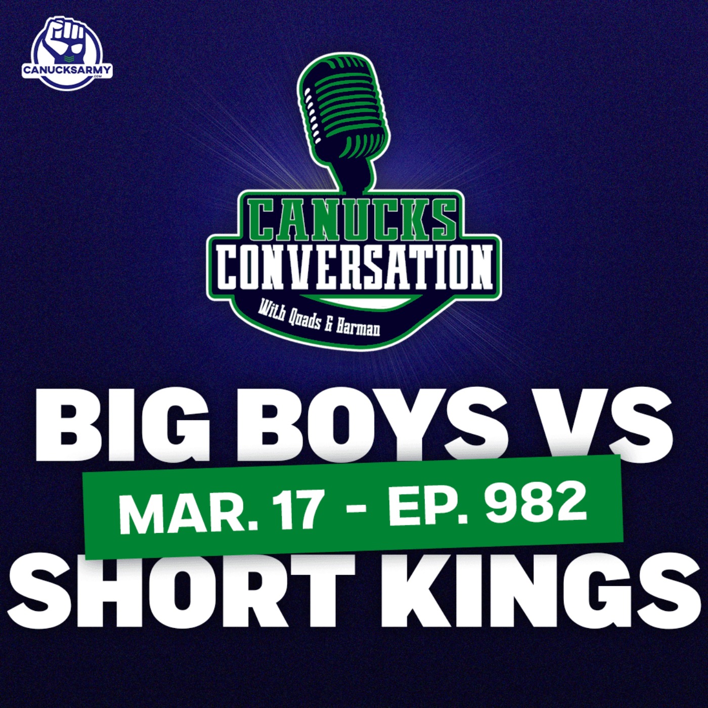 Mar. 17: Armstrong out as Canada GM + Team Big Boys vs. Team Short Kings Draft (ep. 982) episode artwork
