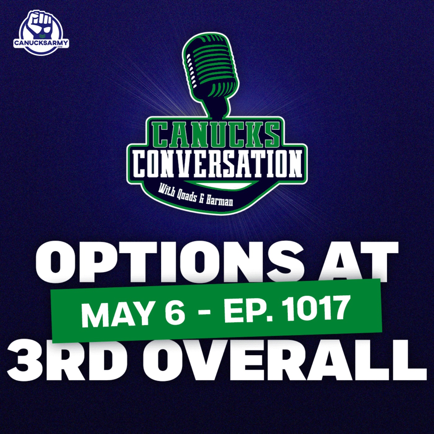 May 6: Canucks' options at third overall ft. Steven Ellis (ep. 1017) episode artwork
