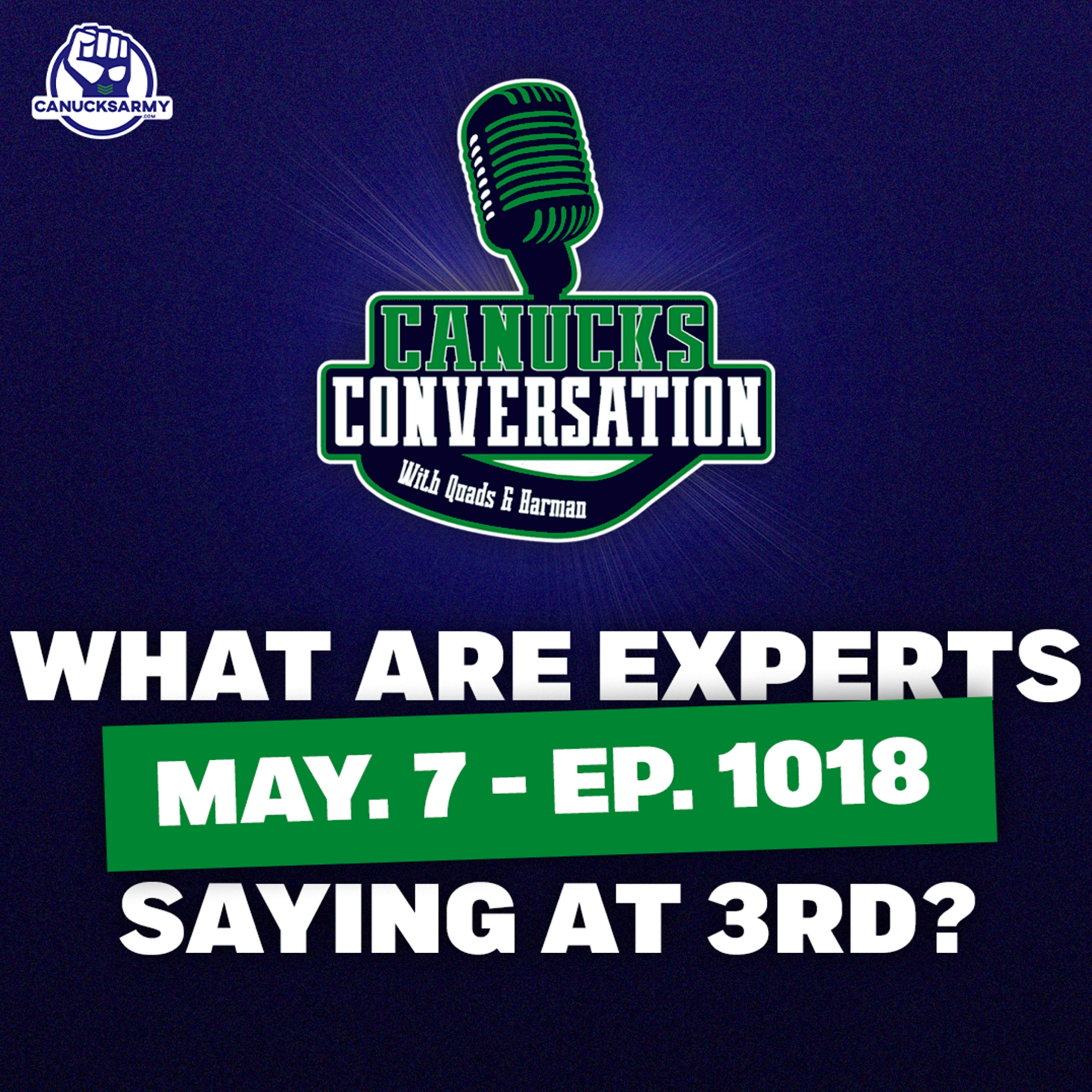 May 7: Who do draft experts think the Canucks will select at third? (ep. 1018) episode artwork