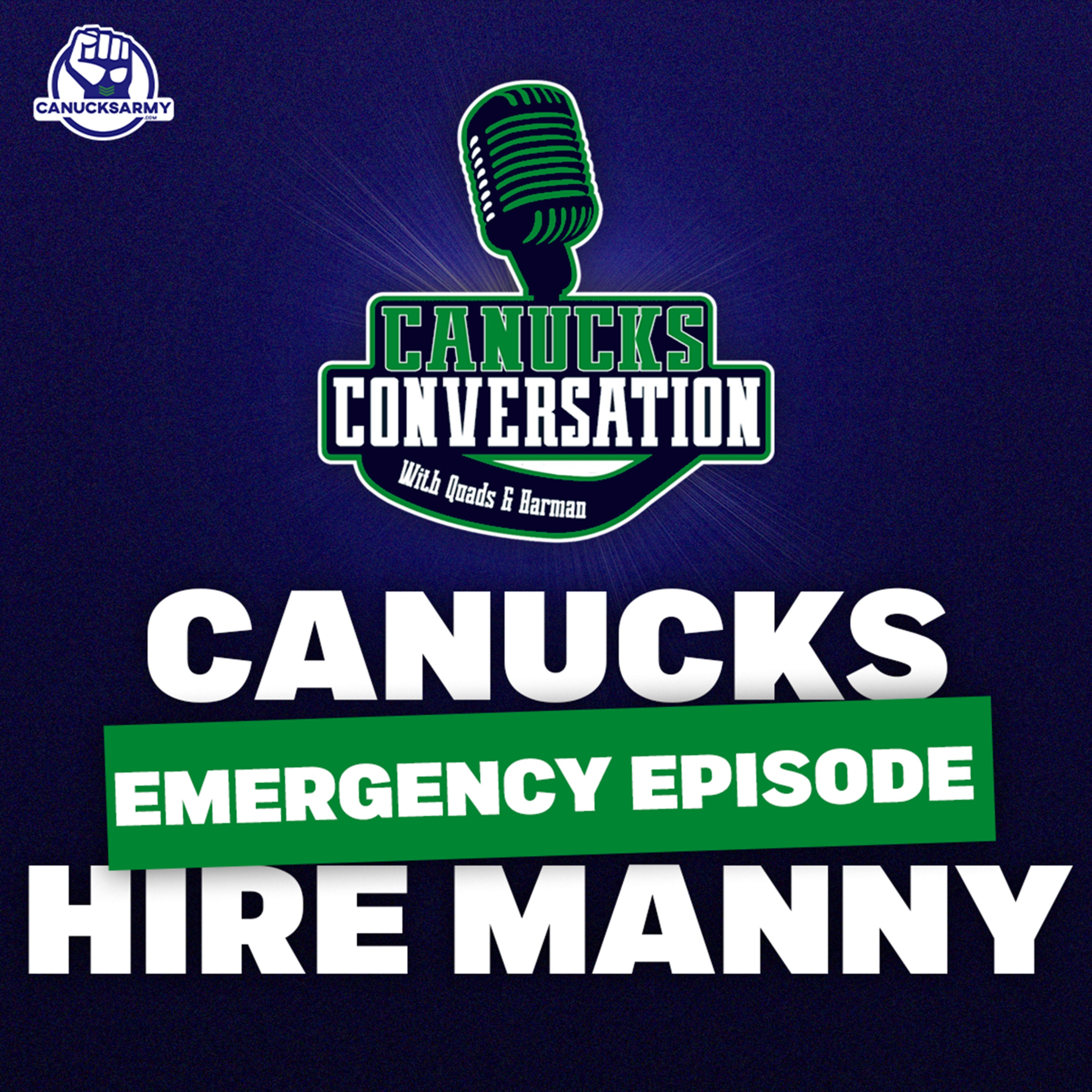 June 1: EMERGENCY SHOW: Canucks name Manny Malhotra head coach episode artwork